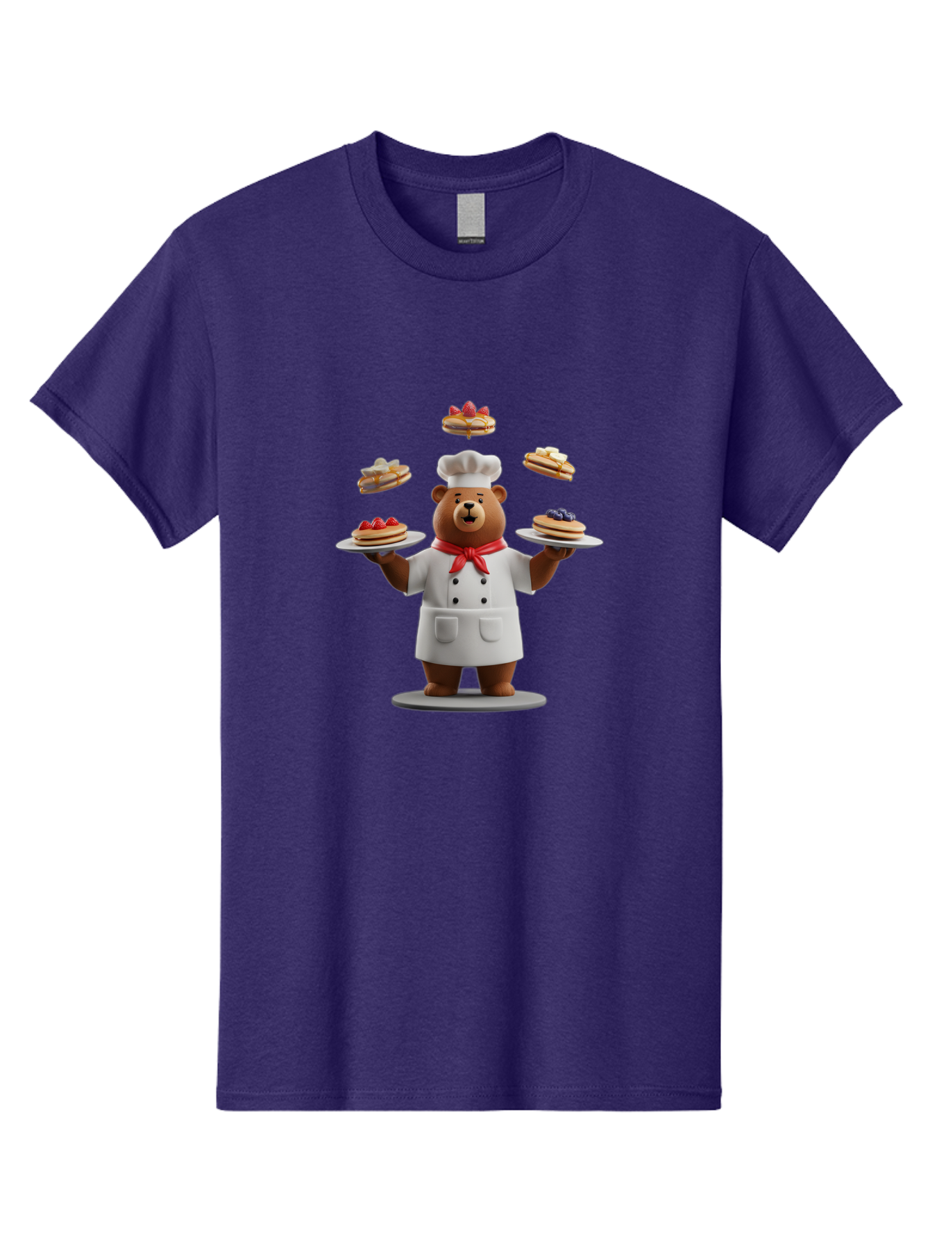Chef-Bear-1 Men'S Graphic Tee, 100% Cotton, Comfortable Casual Summer Wear, Machine Washable, Vintage Camera, Old Camera, Antique Camera, Black Camera, Classic Photography, Photography Equipment, Nostalgic Device, Film Camera, Camera Art Bak230