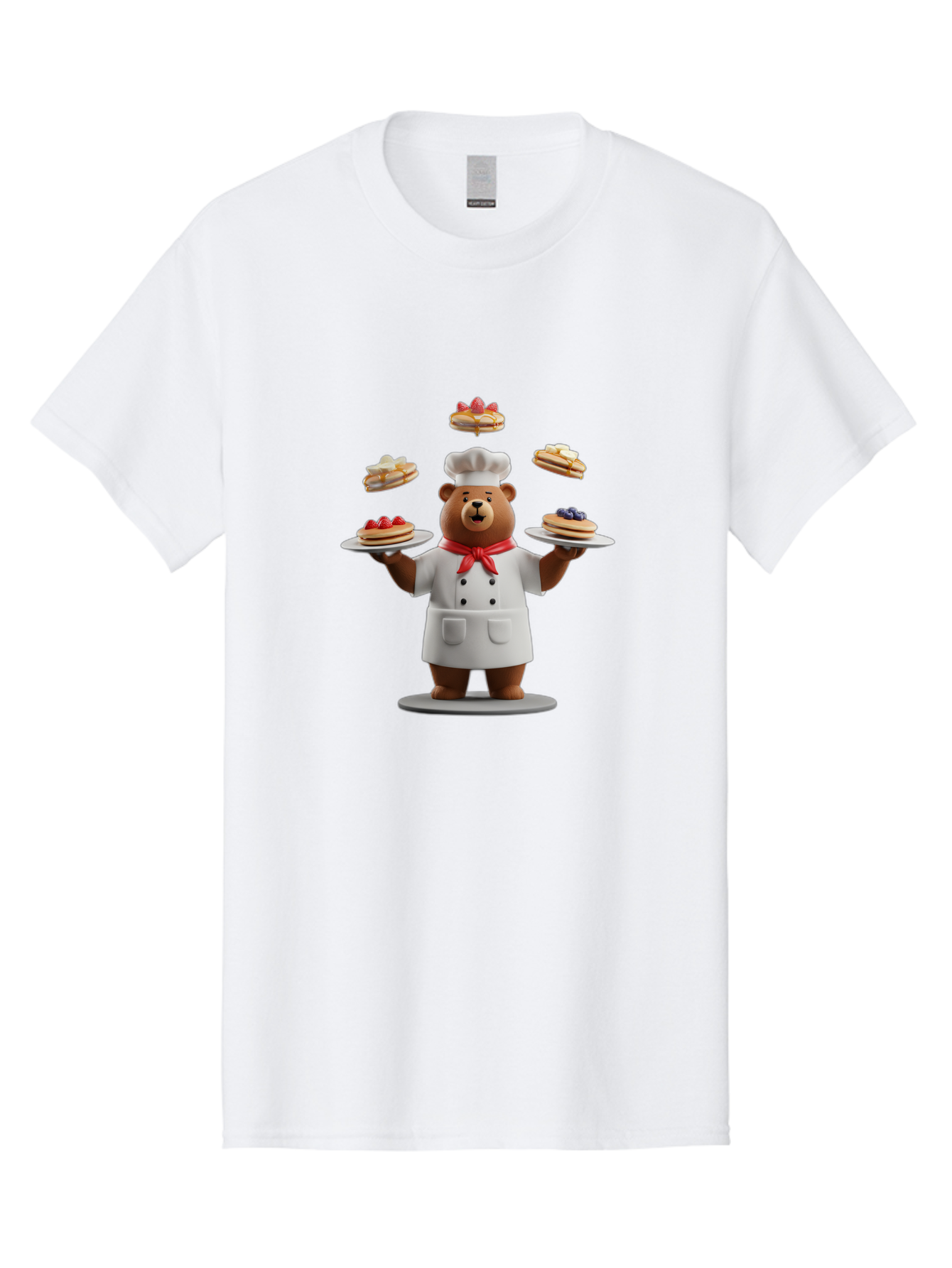 Chef-Bear-1 Men'S Graphic Tee, 100% Cotton, Comfortable Casual Summer Wear, Machine Washable, Vintage Camera, Old Camera, Antique Camera, Black Camera, Classic Photography, Photography Equipment, Nostalgic Device, Film Camera, Camera Art Bak230