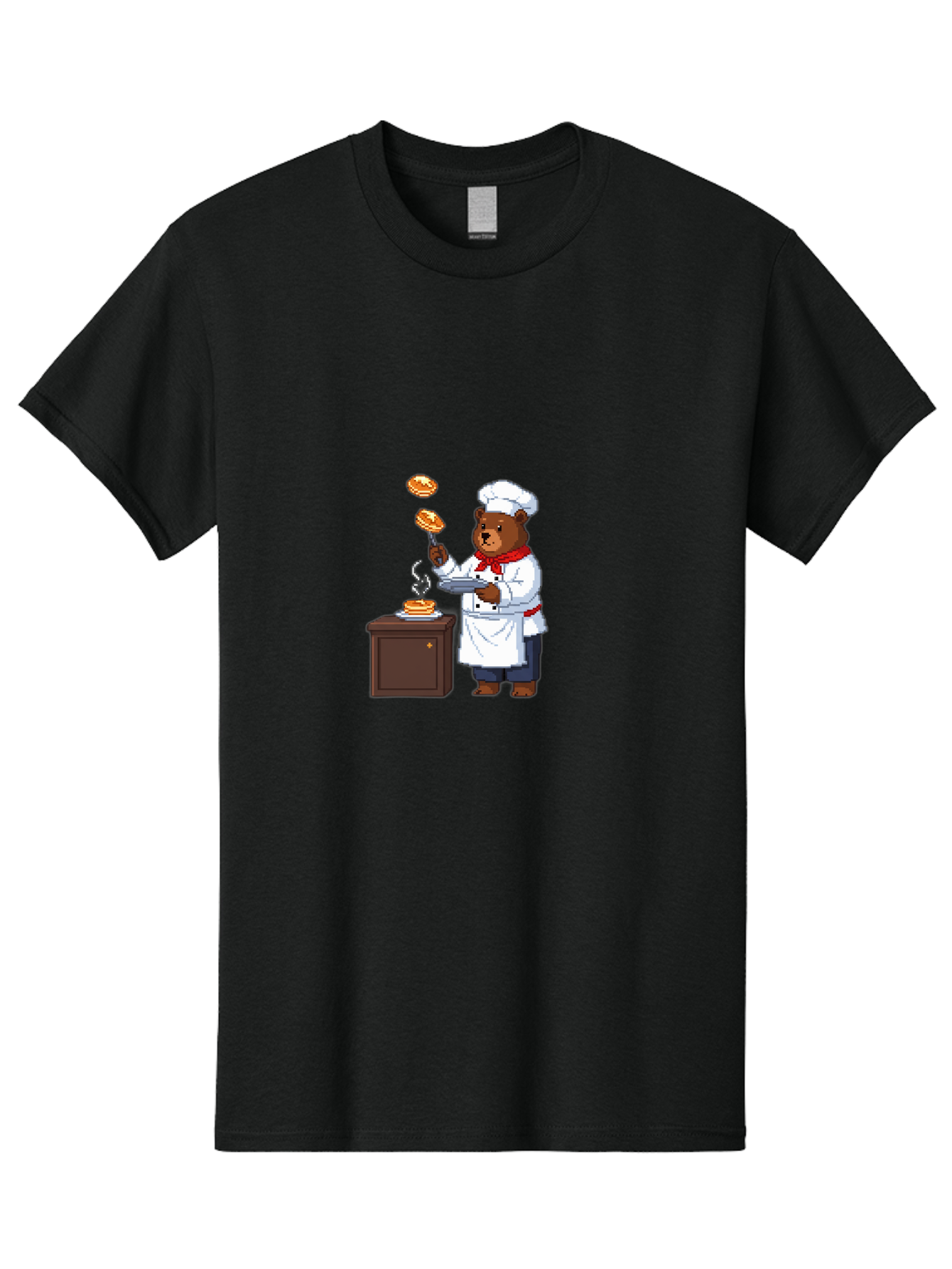 Chef-Bear-2 Men'S Graphic Tee, 100% Cotton, Comfortable Casual Summer Wear, Machine Washable, Vintage Camera, Old Camera, Antique Camera, Black Camera, Classic Photography, Photography Equipment, Nostalgic Device, Film Camera, Camera Art Bak231