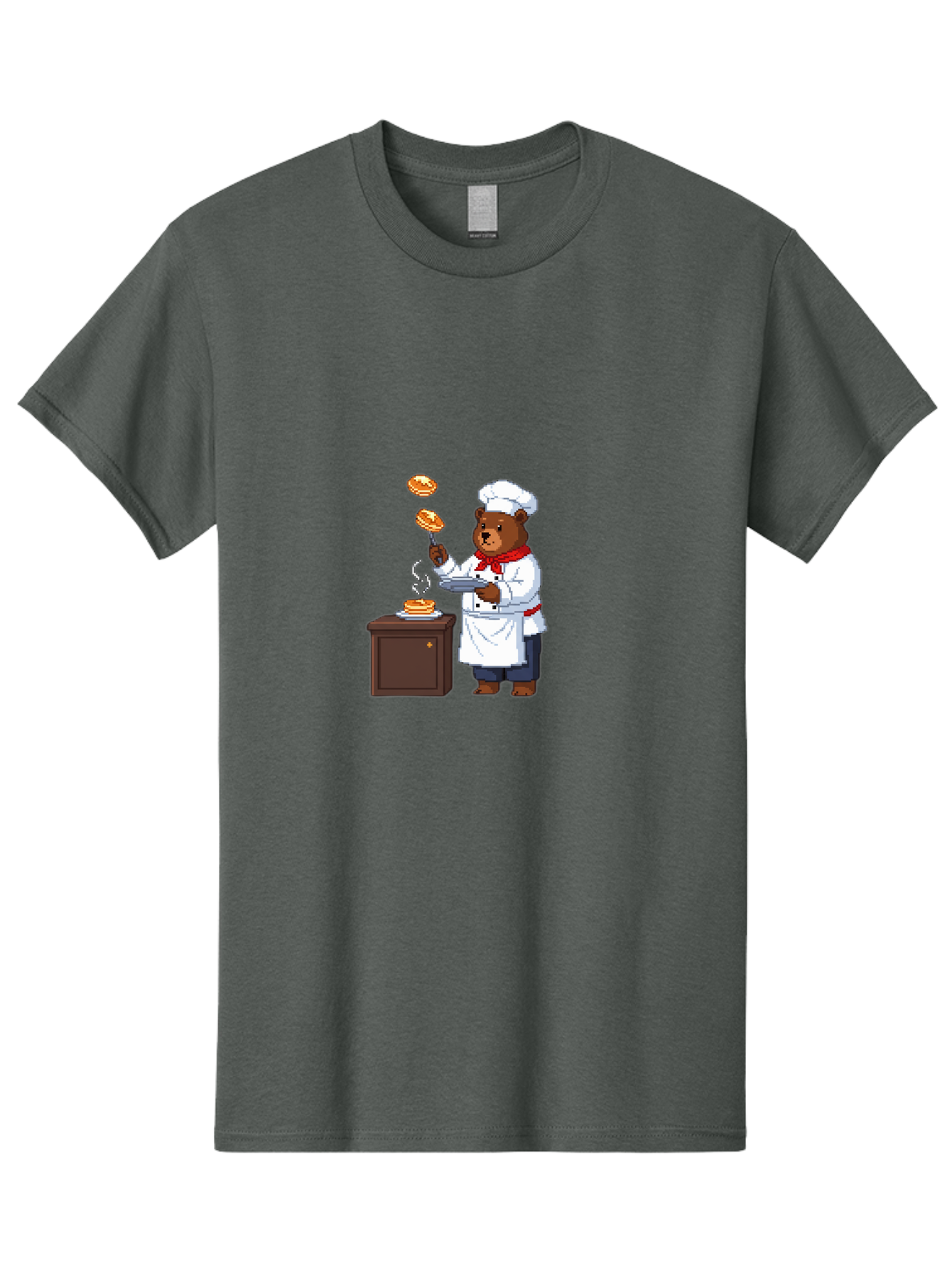 Chef-Bear-2 Men'S Graphic Tee, 100% Cotton, Comfortable Casual Summer Wear, Machine Washable, Vintage Camera, Old Camera, Antique Camera, Black Camera, Classic Photography, Photography Equipment, Nostalgic Device, Film Camera, Camera Art Bak231