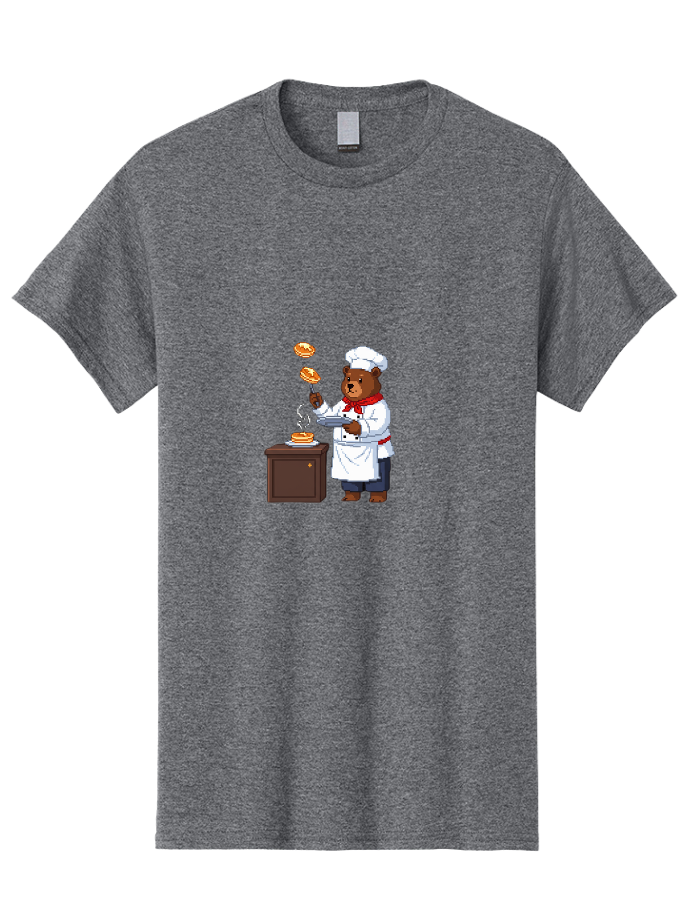 Chef-Bear-2 Men'S Graphic Tee, 100% Cotton, Comfortable Casual Summer Wear, Machine Washable, Vintage Camera, Old Camera, Antique Camera, Black Camera, Classic Photography, Photography Equipment, Nostalgic Device, Film Camera, Camera Art Bak231
