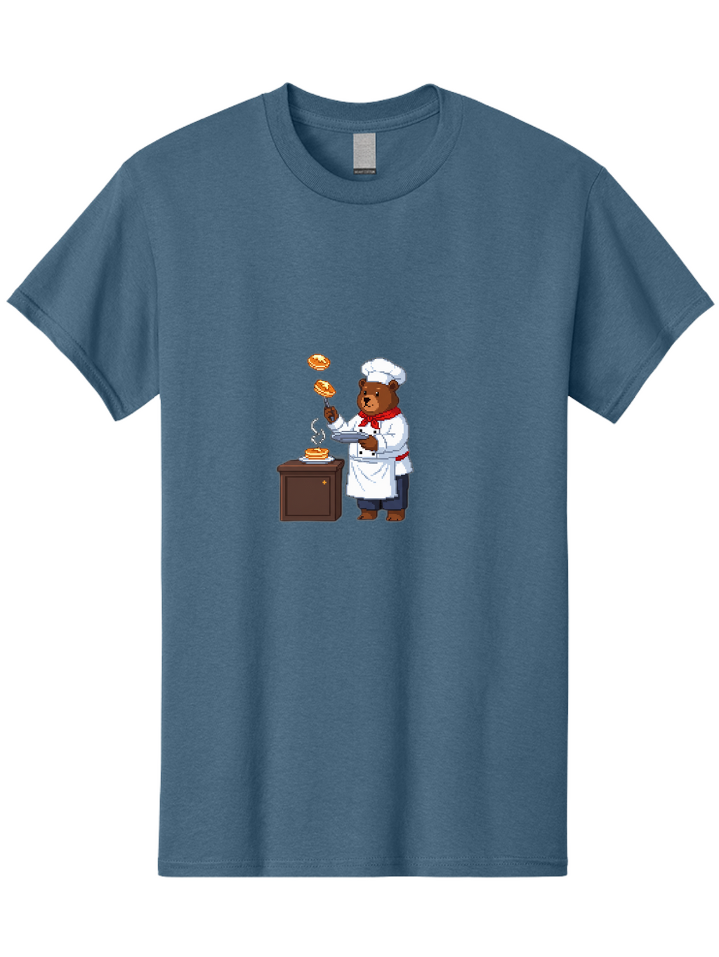 Chef-Bear-2 Men'S Graphic Tee, 100% Cotton, Comfortable Casual Summer Wear, Machine Washable, Vintage Camera, Old Camera, Antique Camera, Black Camera, Classic Photography, Photography Equipment, Nostalgic Device, Film Camera, Camera Art Bak231