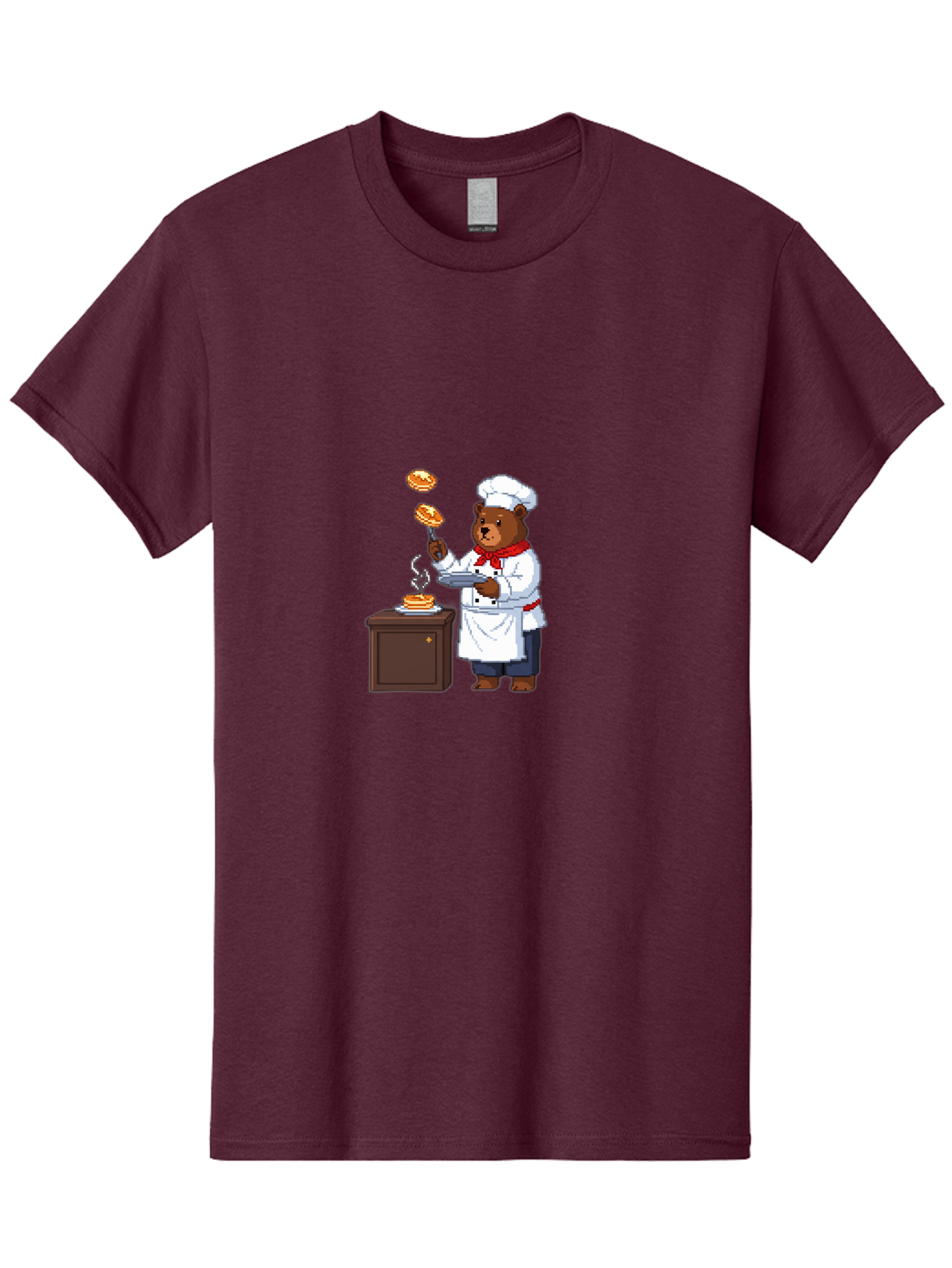 Chef-Bear-2 Men'S Graphic Tee, 100% Cotton, Comfortable Casual Summer Wear, Machine Washable, Vintage Camera, Old Camera, Antique Camera, Black Camera, Classic Photography, Photography Equipment, Nostalgic Device, Film Camera, Camera Art Bak231