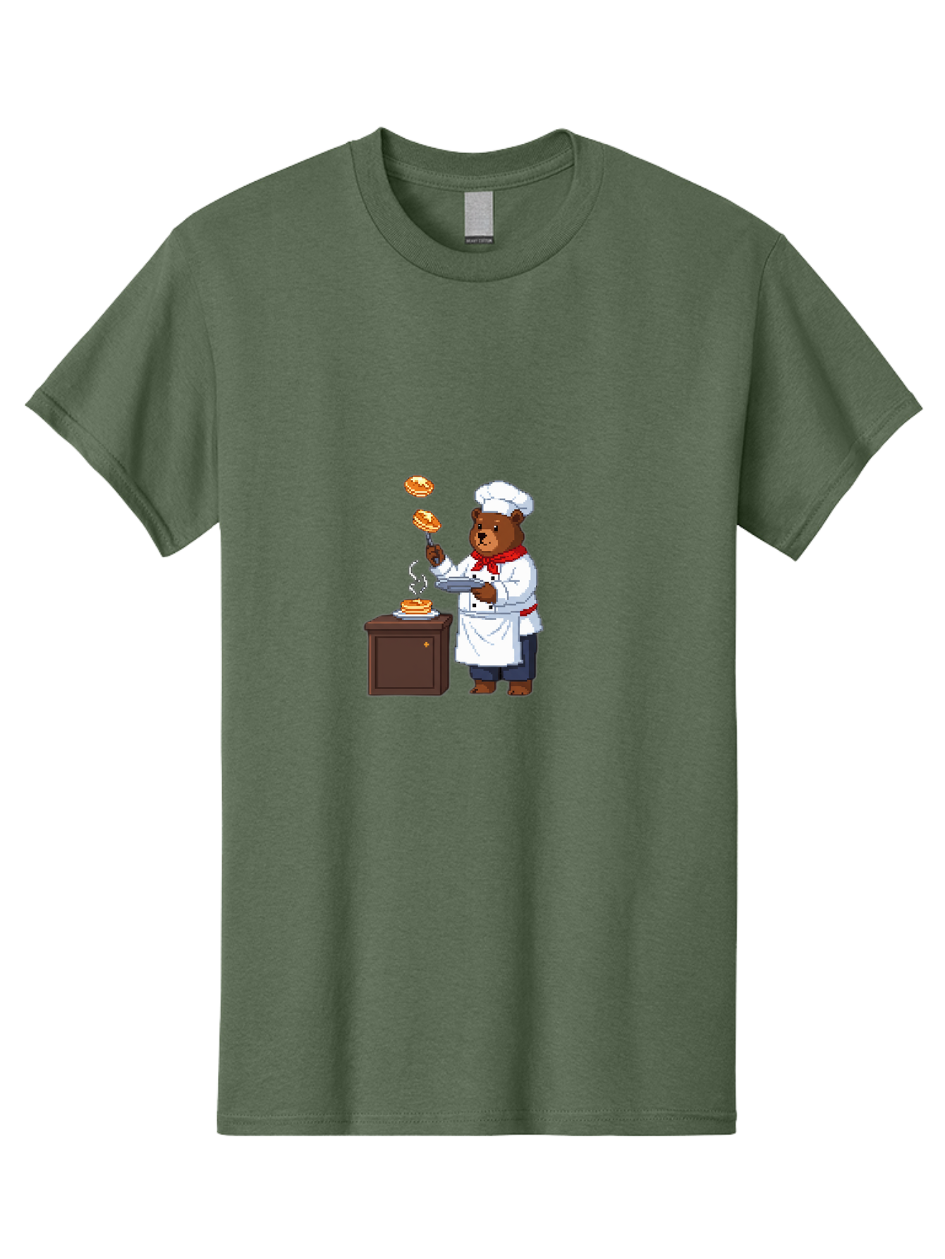 Chef-Bear-2 Men'S Graphic Tee, 100% Cotton, Comfortable Casual Summer Wear, Machine Washable, Vintage Camera, Old Camera, Antique Camera, Black Camera, Classic Photography, Photography Equipment, Nostalgic Device, Film Camera, Camera Art Bak231