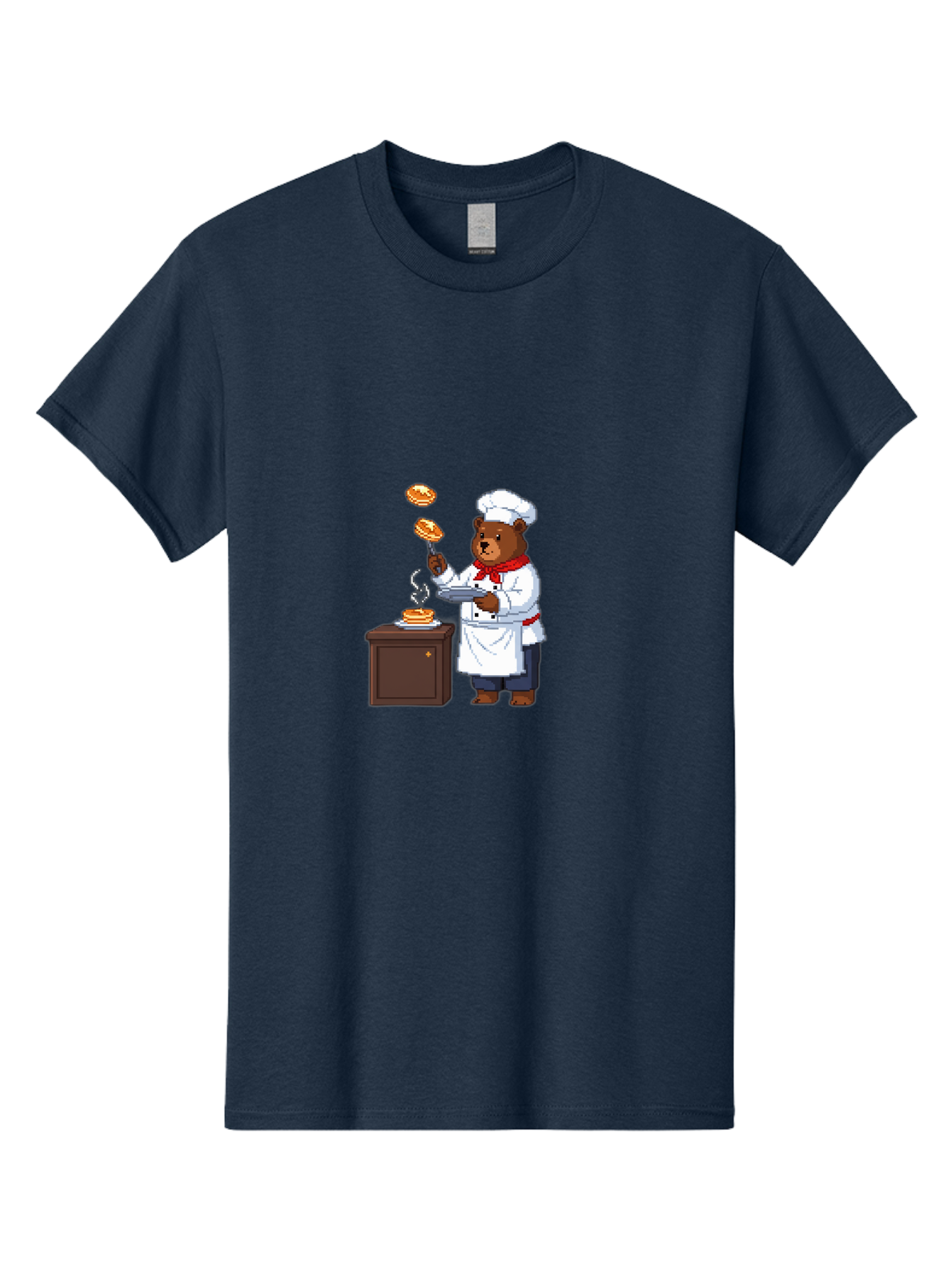 Chef-Bear-2 Men'S Graphic Tee, 100% Cotton, Comfortable Casual Summer Wear, Machine Washable, Vintage Camera, Old Camera, Antique Camera, Black Camera, Classic Photography, Photography Equipment, Nostalgic Device, Film Camera, Camera Art Bak231