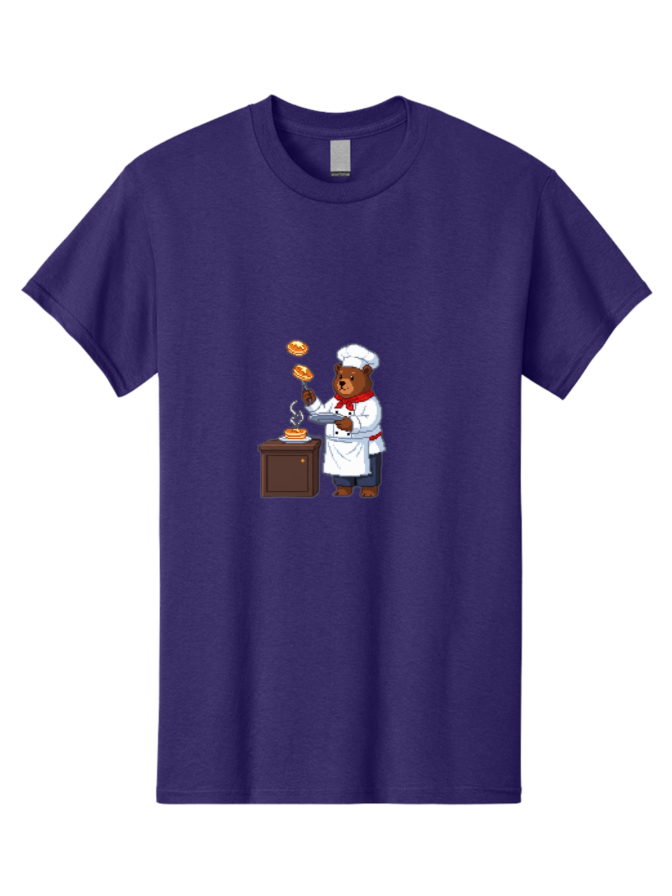 Chef-Bear-2 Men'S Graphic Tee, 100% Cotton, Comfortable Casual Summer Wear, Machine Washable, Vintage Camera, Old Camera, Antique Camera, Black Camera, Classic Photography, Photography Equipment, Nostalgic Device, Film Camera, Camera Art Bak231