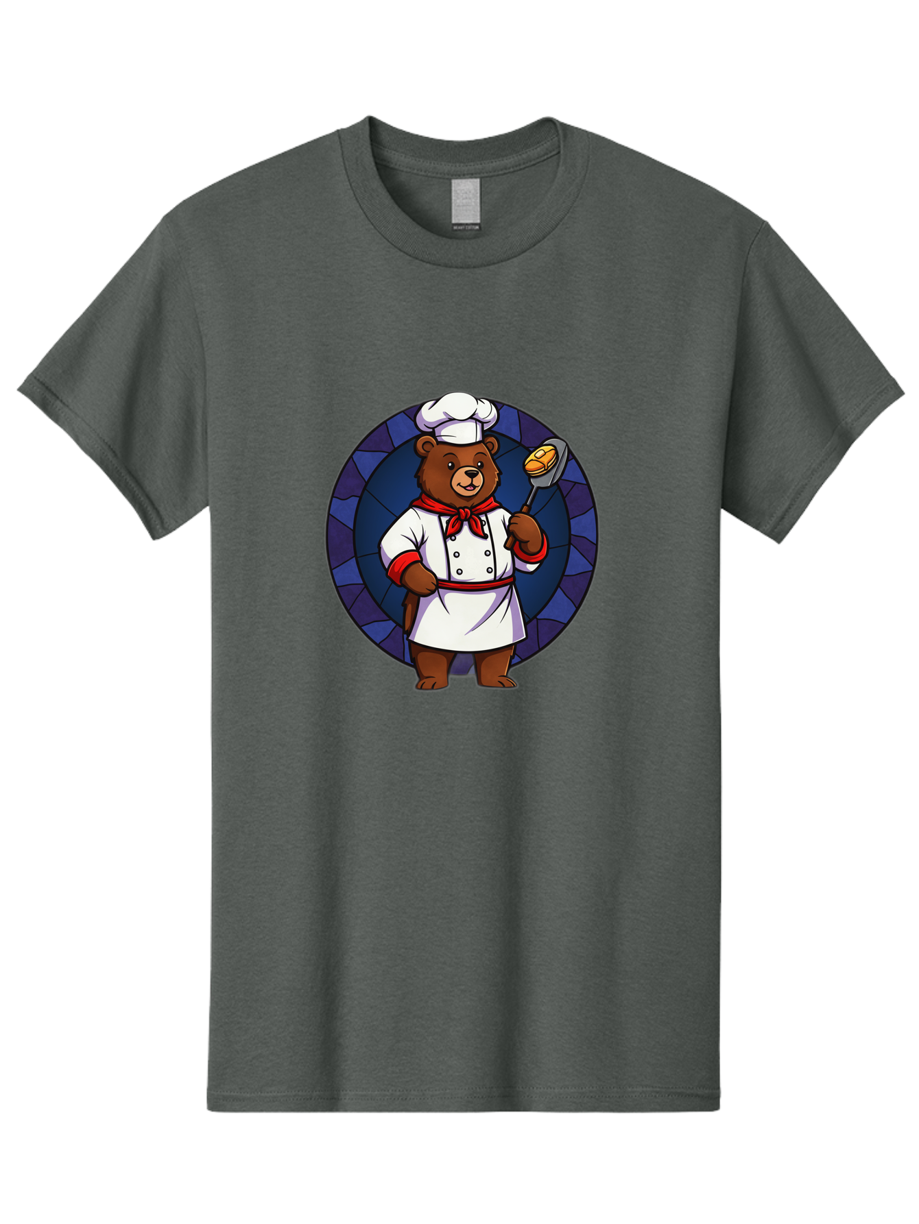 Chef-Bear-3 Men'S Graphic Tee, 100% Cotton, Comfortable Casual Summer Wear, Machine Washable, Vintage Camera, Old Camera, Antique Camera, Black Camera, Classic Photography, Photography Equipment, Nostalgic Device, Film Camera, Camera Art Bak232