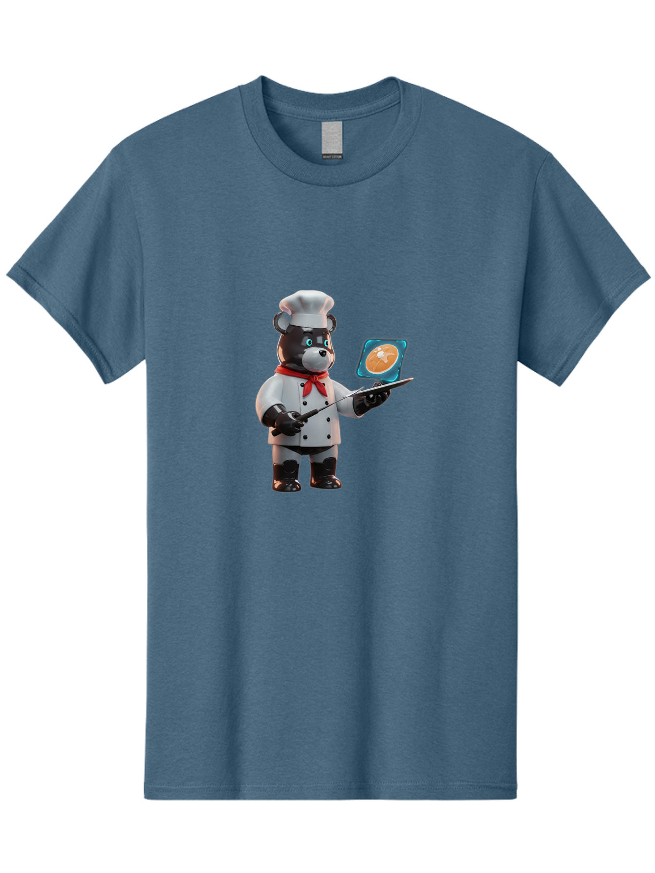 Chef-Bear-4 Men'S Graphic Tee, 100% Cotton, Comfortable Casual Summer Wear, Machine Washable, Vintage Camera, Old Camera, Antique Camera, Black Camera, Classic Photography, Photography Equipment, Nostalgic Device, Film Camera, Camera Art Bak233