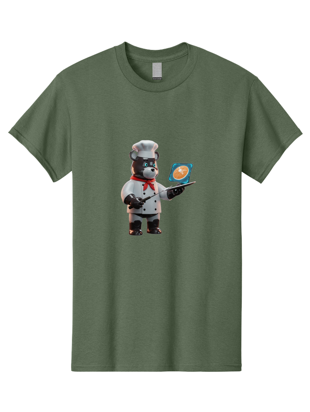 Chef-Bear-4 Men'S Graphic Tee, 100% Cotton, Comfortable Casual Summer Wear, Machine Washable, Vintage Camera, Old Camera, Antique Camera, Black Camera, Classic Photography, Photography Equipment, Nostalgic Device, Film Camera, Camera Art Bak233