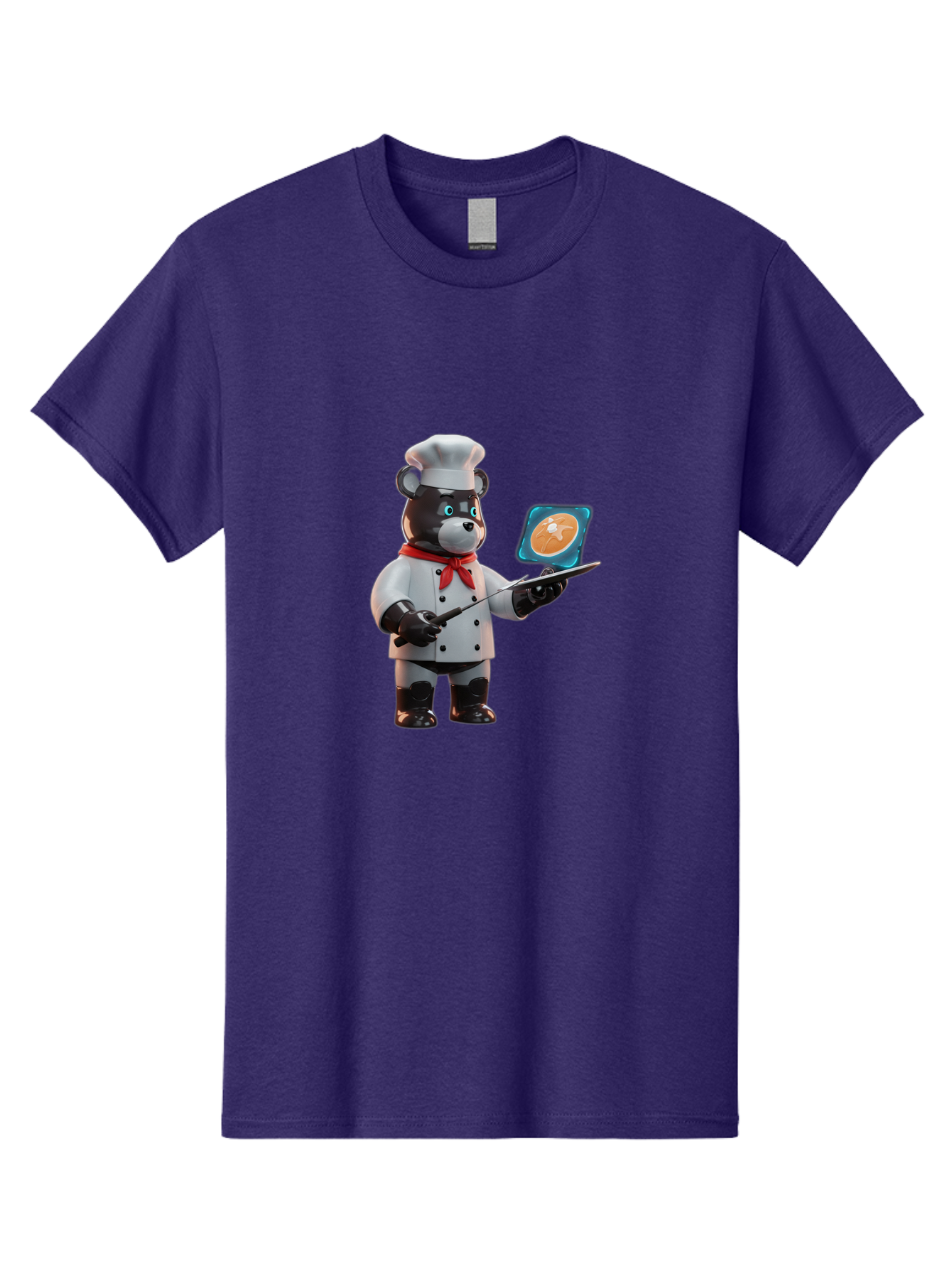 Chef-Bear-4 Men'S Graphic Tee, 100% Cotton, Comfortable Casual Summer Wear, Machine Washable, Vintage Camera, Old Camera, Antique Camera, Black Camera, Classic Photography, Photography Equipment, Nostalgic Device, Film Camera, Camera Art Bak233
