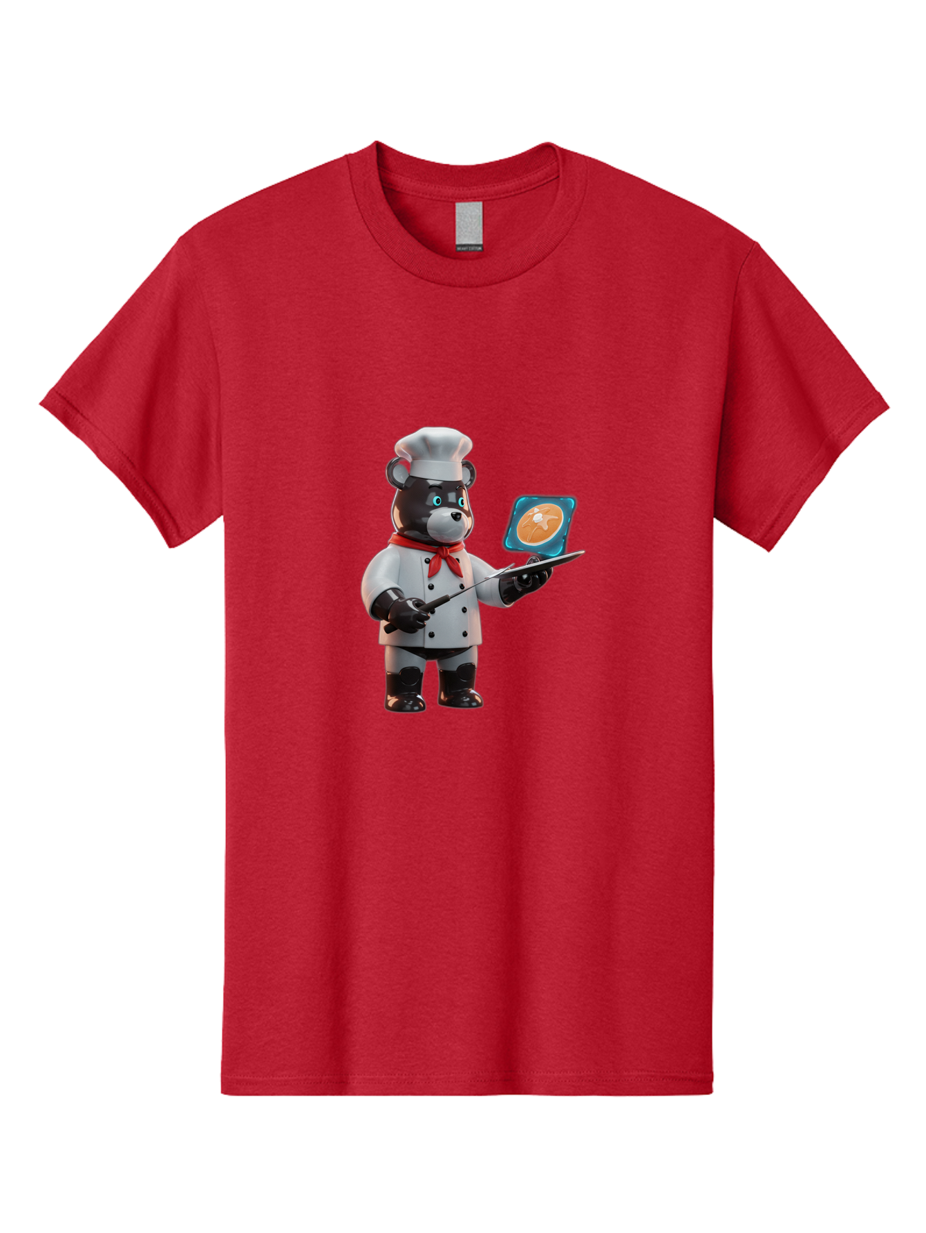 Chef-Bear-4 Men'S Graphic Tee, 100% Cotton, Comfortable Casual Summer Wear, Machine Washable, Vintage Camera, Old Camera, Antique Camera, Black Camera, Classic Photography, Photography Equipment, Nostalgic Device, Film Camera, Camera Art Bak233