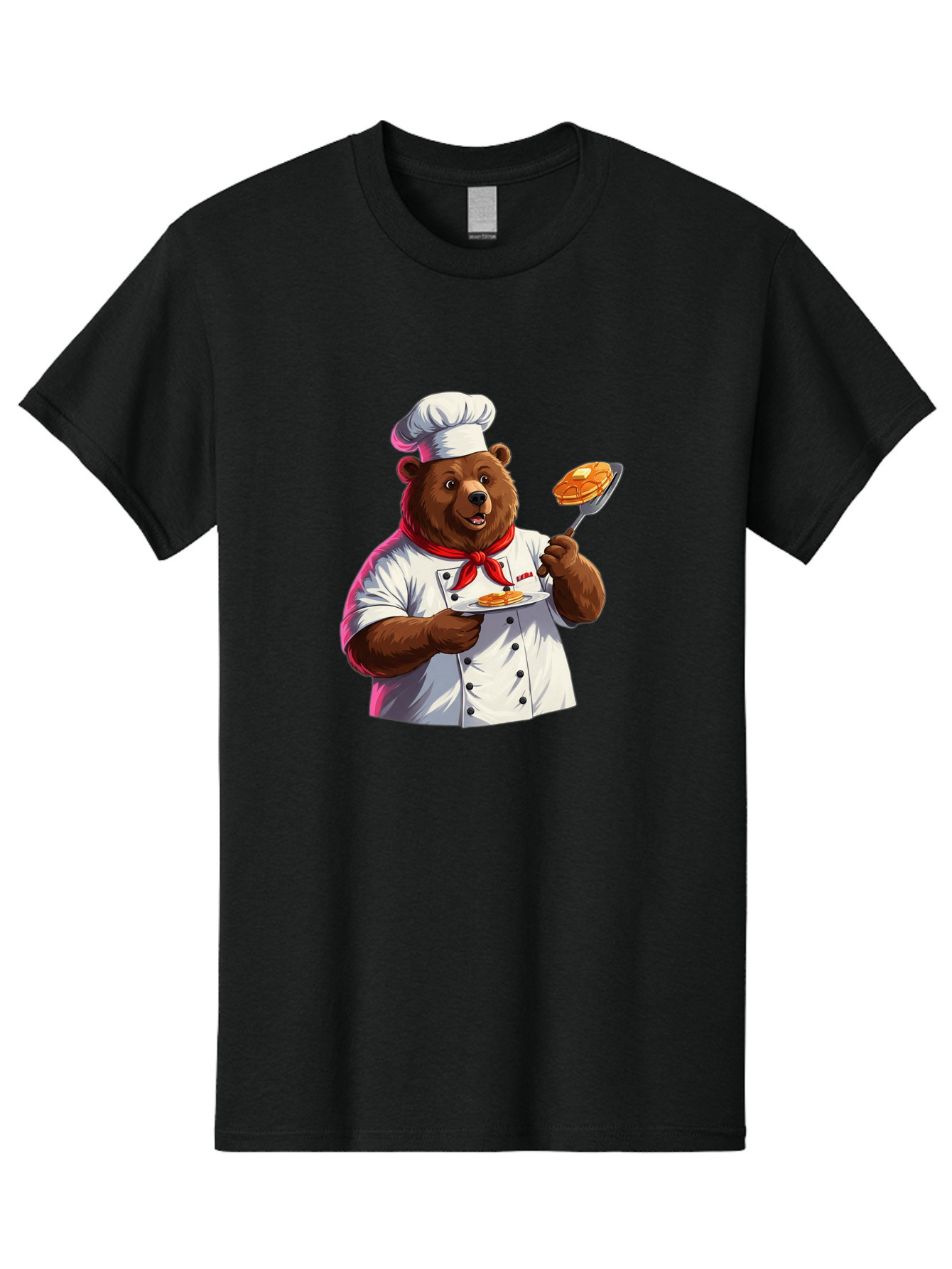 Chef-Bear-5 Men'S Graphic Tee, 100% Cotton, Comfortable Casual Summer Wear, Machine Washable, Vintage Camera, Old Camera, Antique Camera, Black Camera, Classic Photography, Photography Equipment, Nostalgic Device, Film Camera, Camera Art Bak234