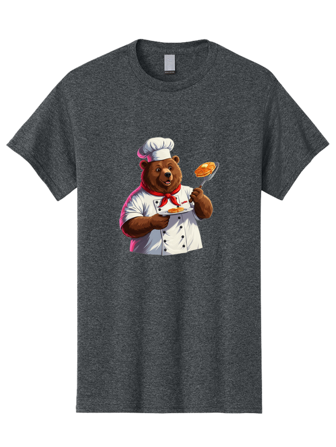 Chef-Bear-5 Men'S Graphic Tee, 100% Cotton, Comfortable Casual Summer Wear, Machine Washable, Vintage Camera, Old Camera, Antique Camera, Black Camera, Classic Photography, Photography Equipment, Nostalgic Device, Film Camera, Camera Art Bak234