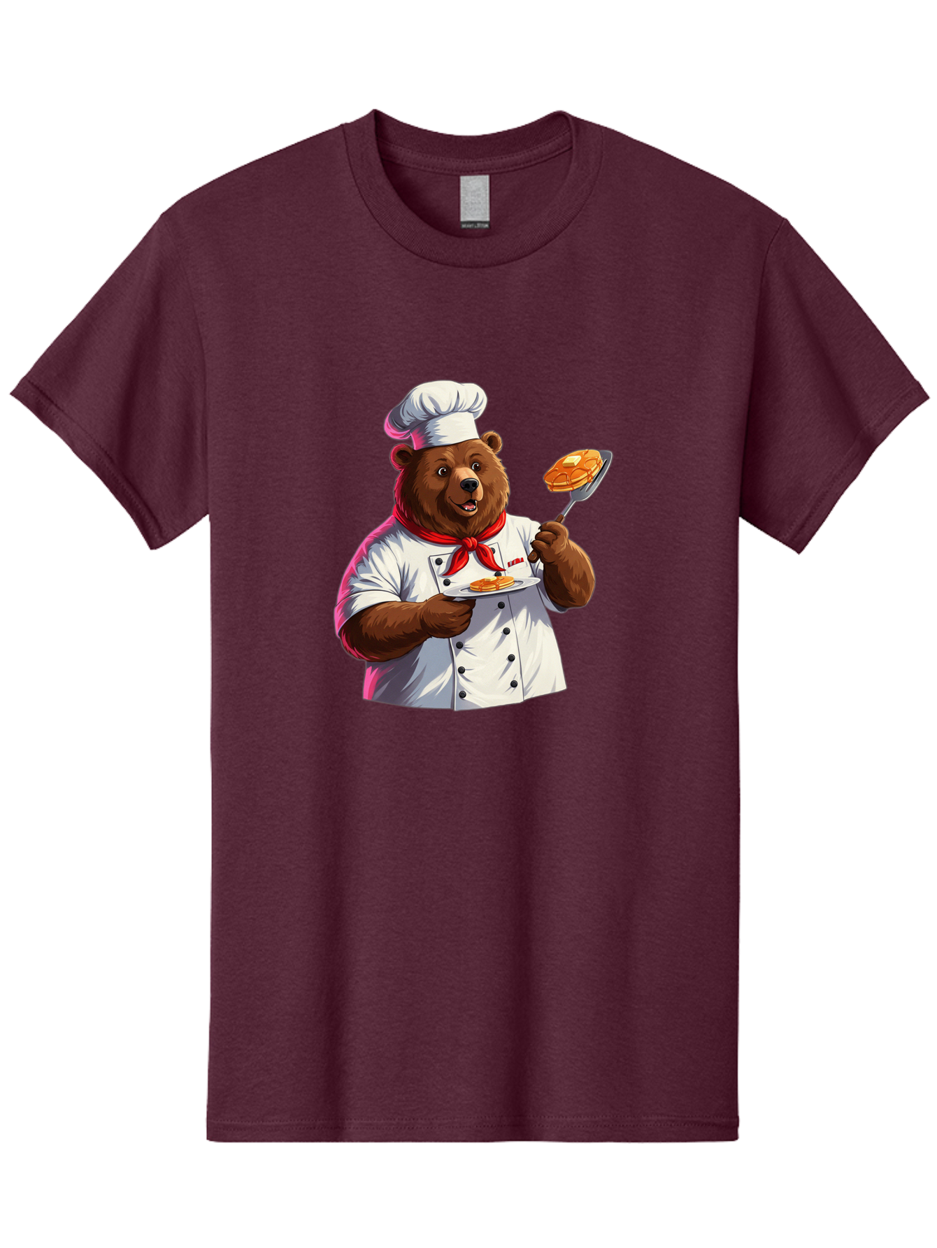 Chef-Bear-5 Men'S Graphic Tee, 100% Cotton, Comfortable Casual Summer Wear, Machine Washable, Vintage Camera, Old Camera, Antique Camera, Black Camera, Classic Photography, Photography Equipment, Nostalgic Device, Film Camera, Camera Art Bak234