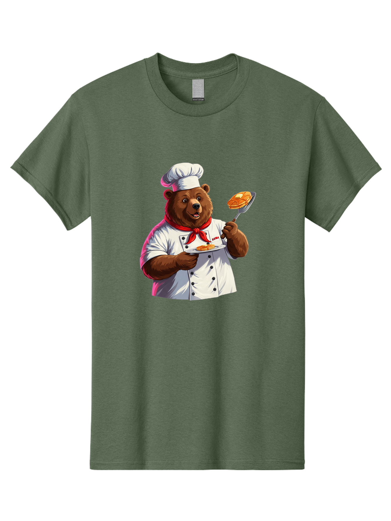 Chef-Bear-5 Men'S Graphic Tee, 100% Cotton, Comfortable Casual Summer Wear, Machine Washable, Vintage Camera, Old Camera, Antique Camera, Black Camera, Classic Photography, Photography Equipment, Nostalgic Device, Film Camera, Camera Art Bak234