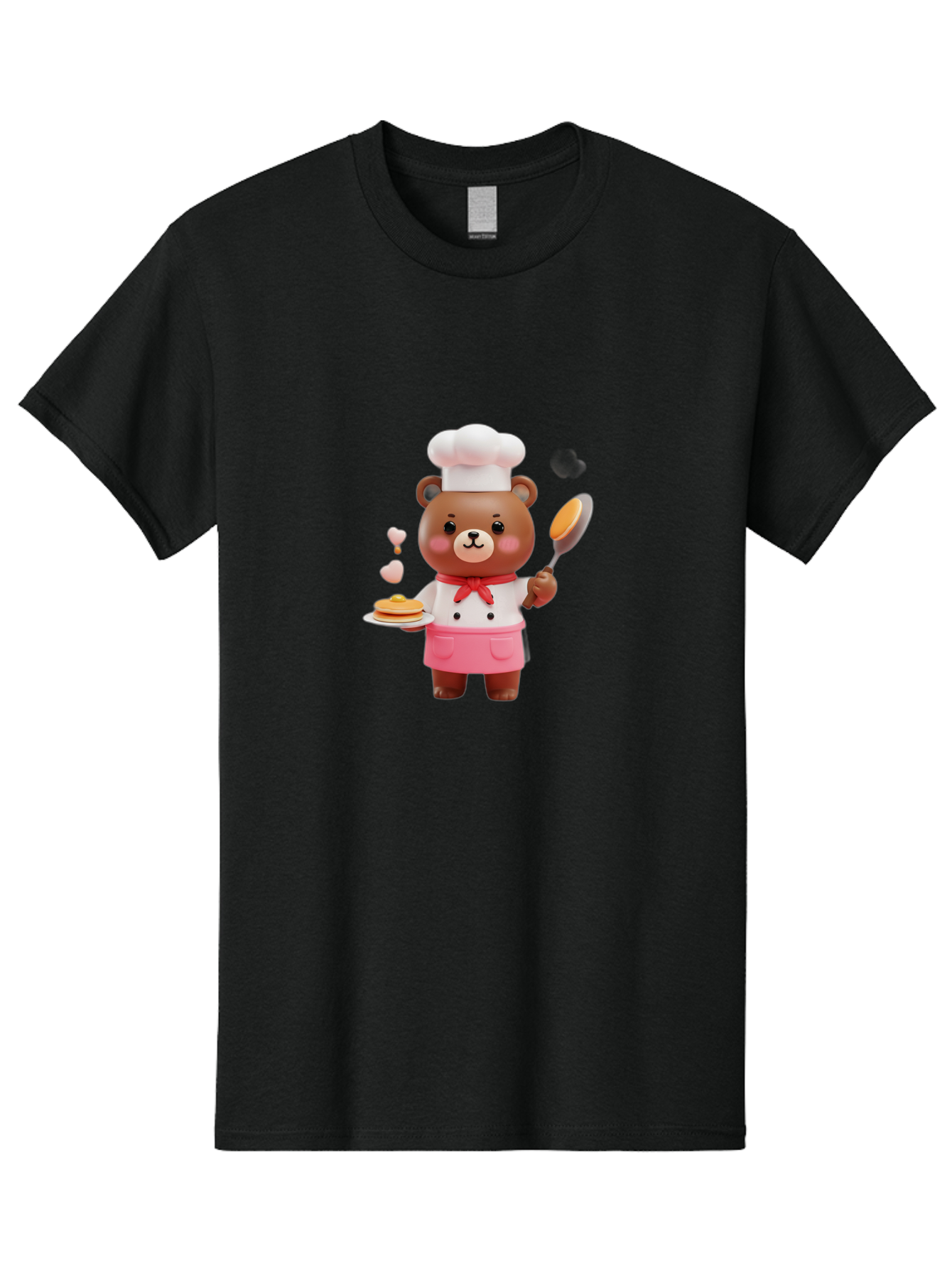 Chef-Bear-6 Men'S Graphic Tee, 100% Cotton, Comfortable Casual Summer Wear, Machine Washable, Vintage Camera, Old Camera, Antique Camera, Black Camera, Classic Photography, Photography Equipment, Nostalgic Device, Film Camera, Camera Art Bak235