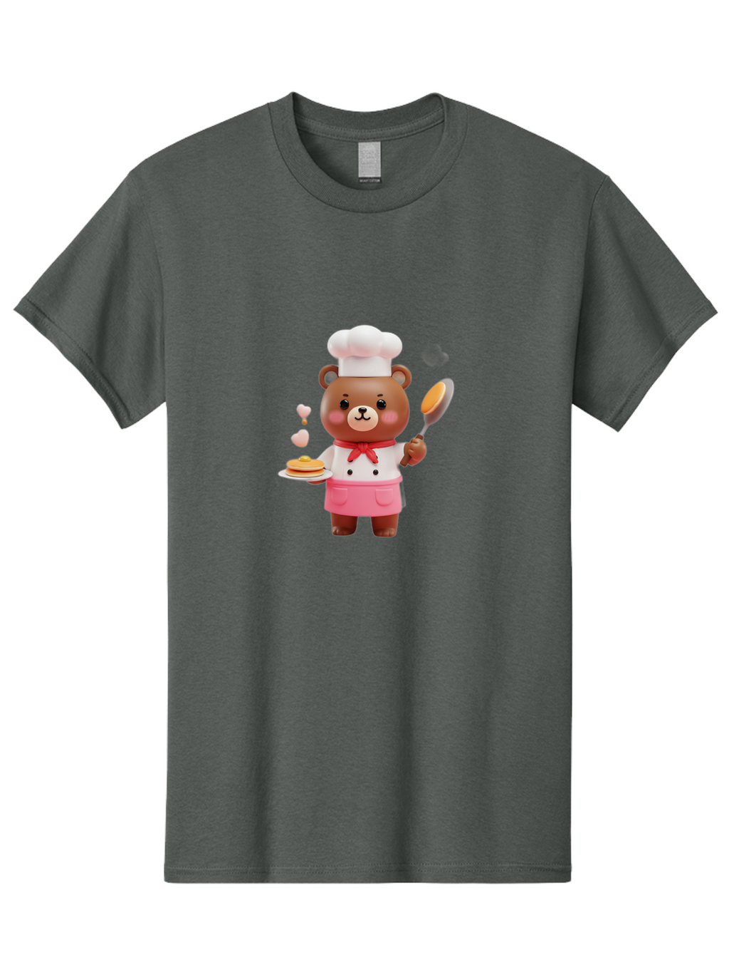 Chef-Bear-6 Men'S Graphic Tee, 100% Cotton, Comfortable Casual Summer Wear, Machine Washable, Vintage Camera, Old Camera, Antique Camera, Black Camera, Classic Photography, Photography Equipment, Nostalgic Device, Film Camera, Camera Art Bak235