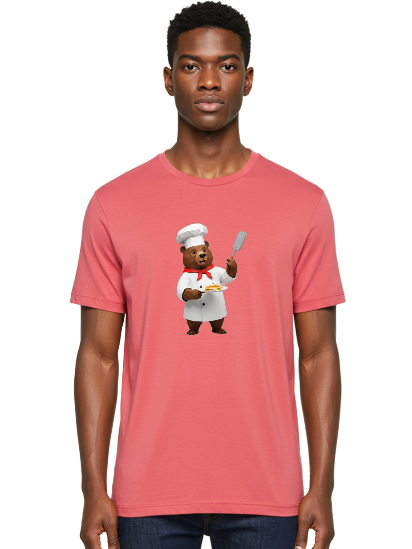 Chef-Bear-7 Men'S Graphic Tee, 100% Cotton, Comfortable Casual Summer Wear, Machine Washable, Vintage Camera, Old Camera, Antique Camera, Black Camera, Classic Photography, Photography Equipment, Nostalgic Device, Film Camera, Camera Art Bak236