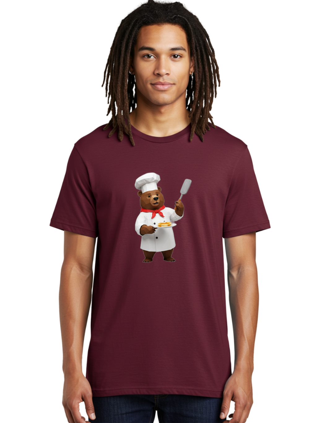 Chef-Bear-7 Men'S Graphic Tee, 100% Cotton, Comfortable Casual Summer Wear, Machine Washable, Vintage Camera, Old Camera, Antique Camera, Black Camera, Classic Photography, Photography Equipment, Nostalgic Device, Film Camera, Camera Art Bak236