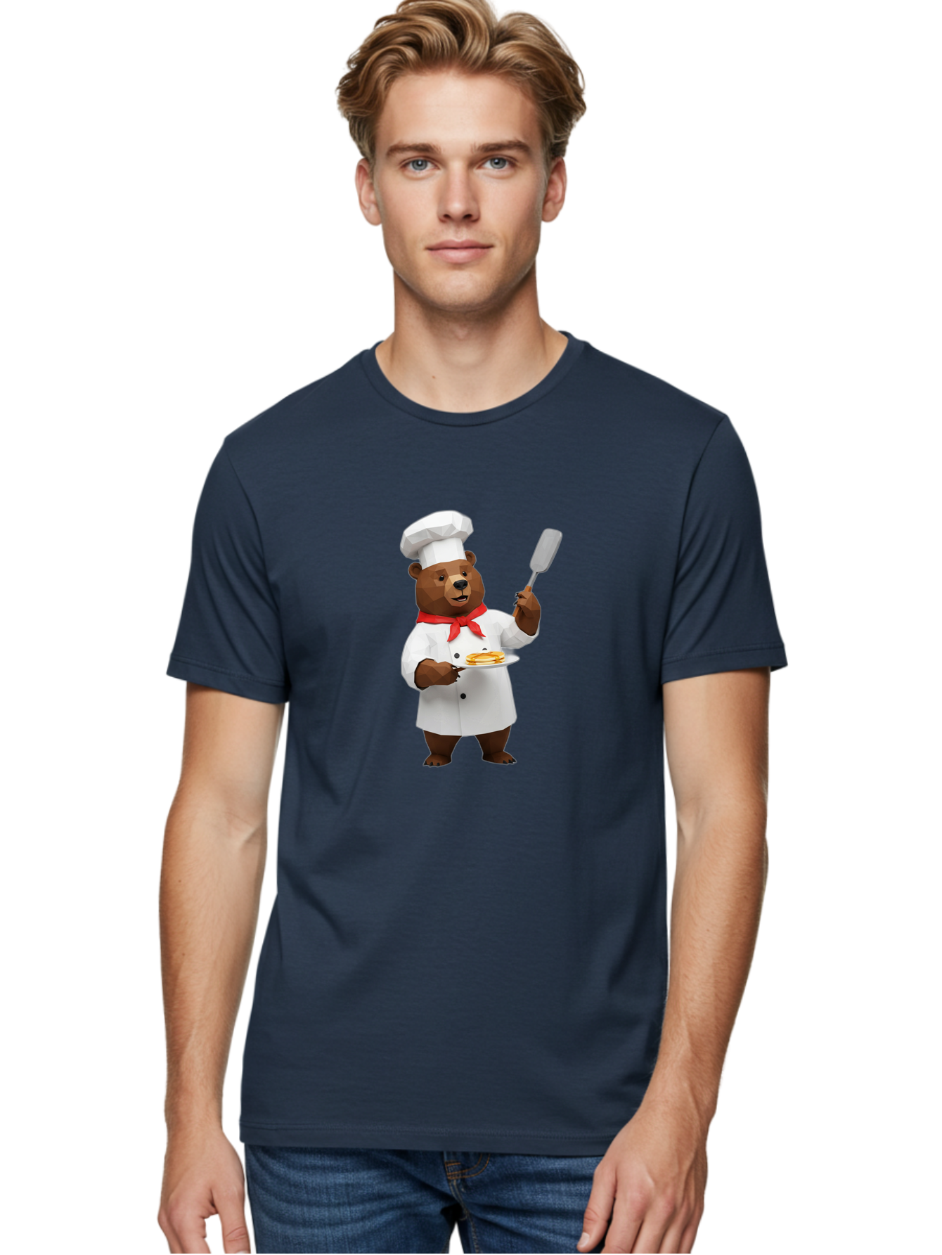 Chef-Bear-7 Men'S Graphic Tee, 100% Cotton, Comfortable Casual Summer Wear, Machine Washable, Vintage Camera, Old Camera, Antique Camera, Black Camera, Classic Photography, Photography Equipment, Nostalgic Device, Film Camera, Camera Art Bak236