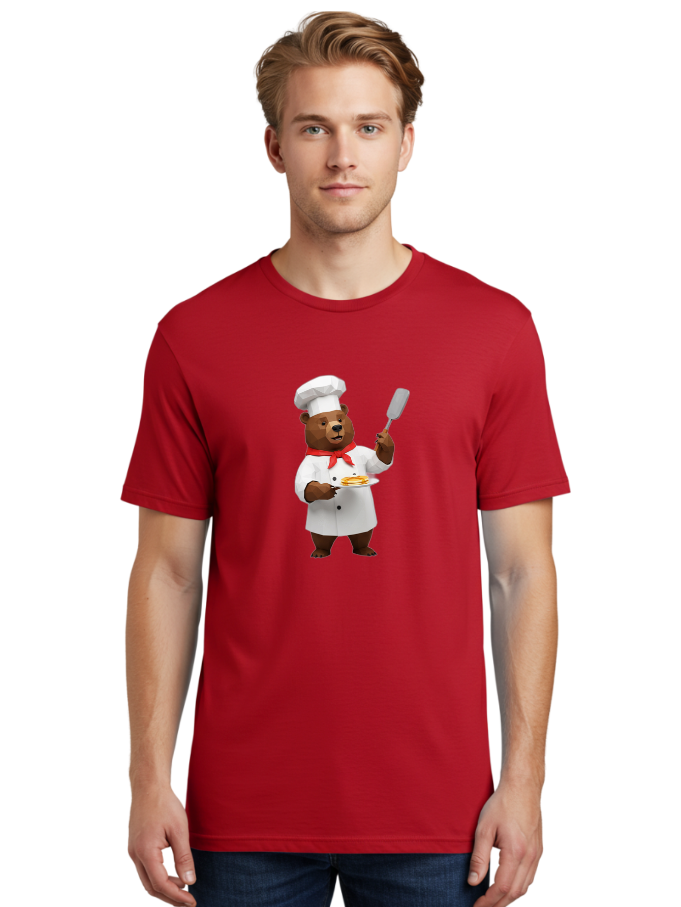 Chef-Bear-7 Men'S Graphic Tee, 100% Cotton, Comfortable Casual Summer Wear, Machine Washable, Vintage Camera, Old Camera, Antique Camera, Black Camera, Classic Photography, Photography Equipment, Nostalgic Device, Film Camera, Camera Art Bak236