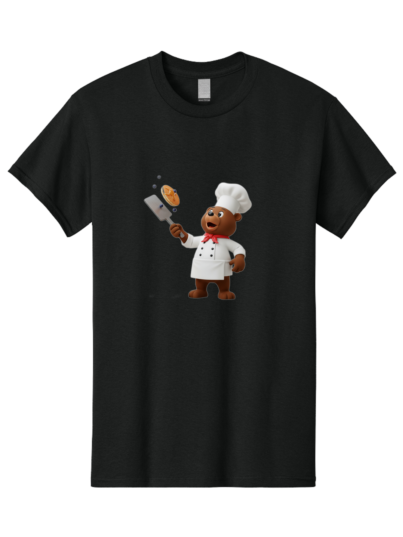 Chef-Bear Men'S Graphic Tee, 100% Cotton, Comfortable Casual Summer Wear, Machine Washable, Vintage Camera, Old Camera, Antique Camera, Black Camera, Classic Photography, Photography Equipment, Nostalgic Device, Film Camera, Camera Art Bak238