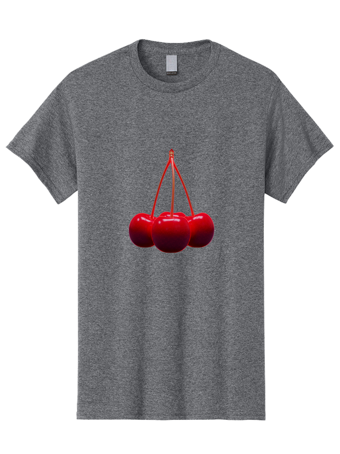 Cherries Men'S Graphic Tee, 100% Cotton, Comfortable Casual Summer Wear, Machine Washable, Vintage Camera, Old Camera, Antique Camera, Black Camera, Classic Photography, Photography Equipment, Nostalgic Device, Film Camera, Camera Art Bak239