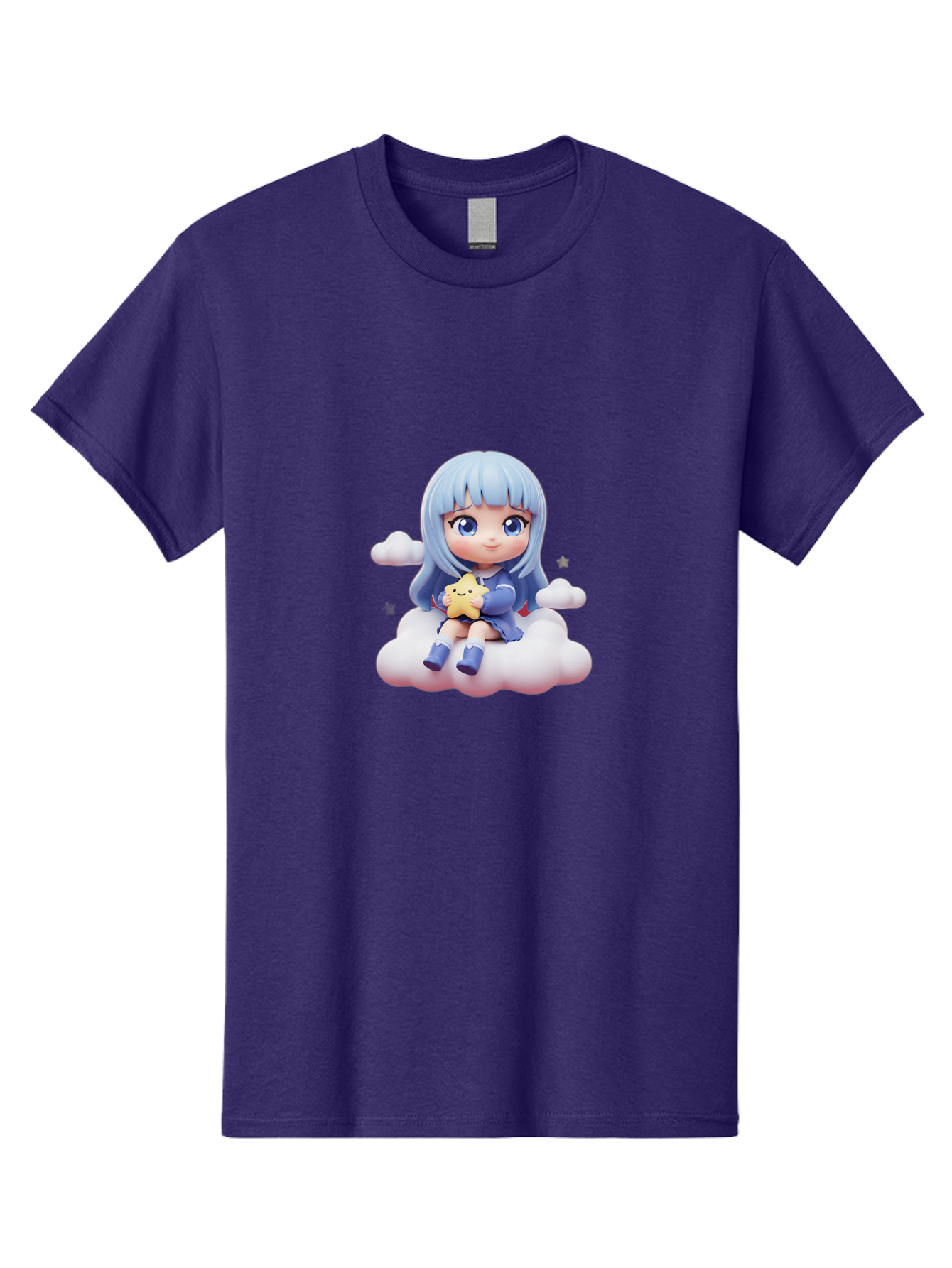 Chibi-Girl-On-Cloud Men'S Graphic Tee, 100% Cotton, Comfortable Casual Summer Wear, Machine Washable, Vintage Camera, Old Camera, Antique Camera, Black Camera, Classic Photography, Photography Equipment, Nostalgic Device, Film Camera, Bak240