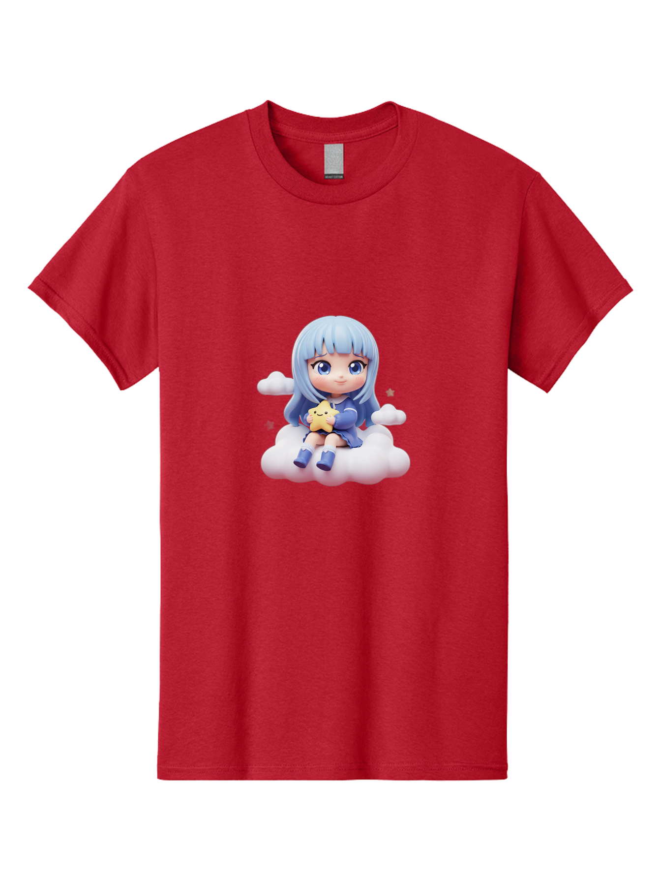 Chibi-Girl-On-Cloud Men'S Graphic Tee, 100% Cotton, Comfortable Casual Summer Wear, Machine Washable, Vintage Camera, Old Camera, Antique Camera, Black Camera, Classic Photography, Photography Equipment, Nostalgic Device, Film Camera, Bak240