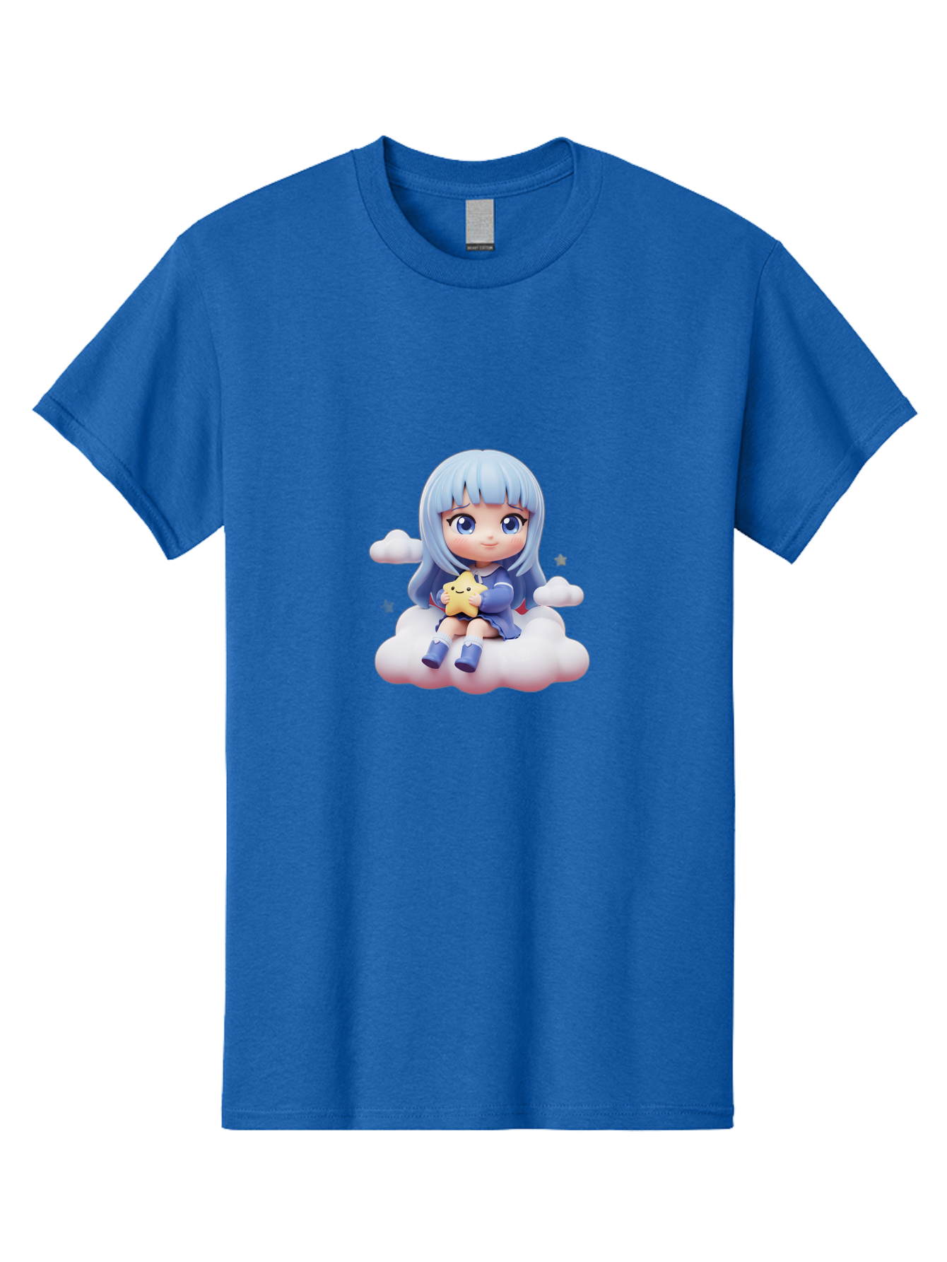 Chibi-Girl-On-Cloud Men'S Graphic Tee, 100% Cotton, Comfortable Casual Summer Wear, Machine Washable, Vintage Camera, Old Camera, Antique Camera, Black Camera, Classic Photography, Photography Equipment, Nostalgic Device, Film Camera, Bak240