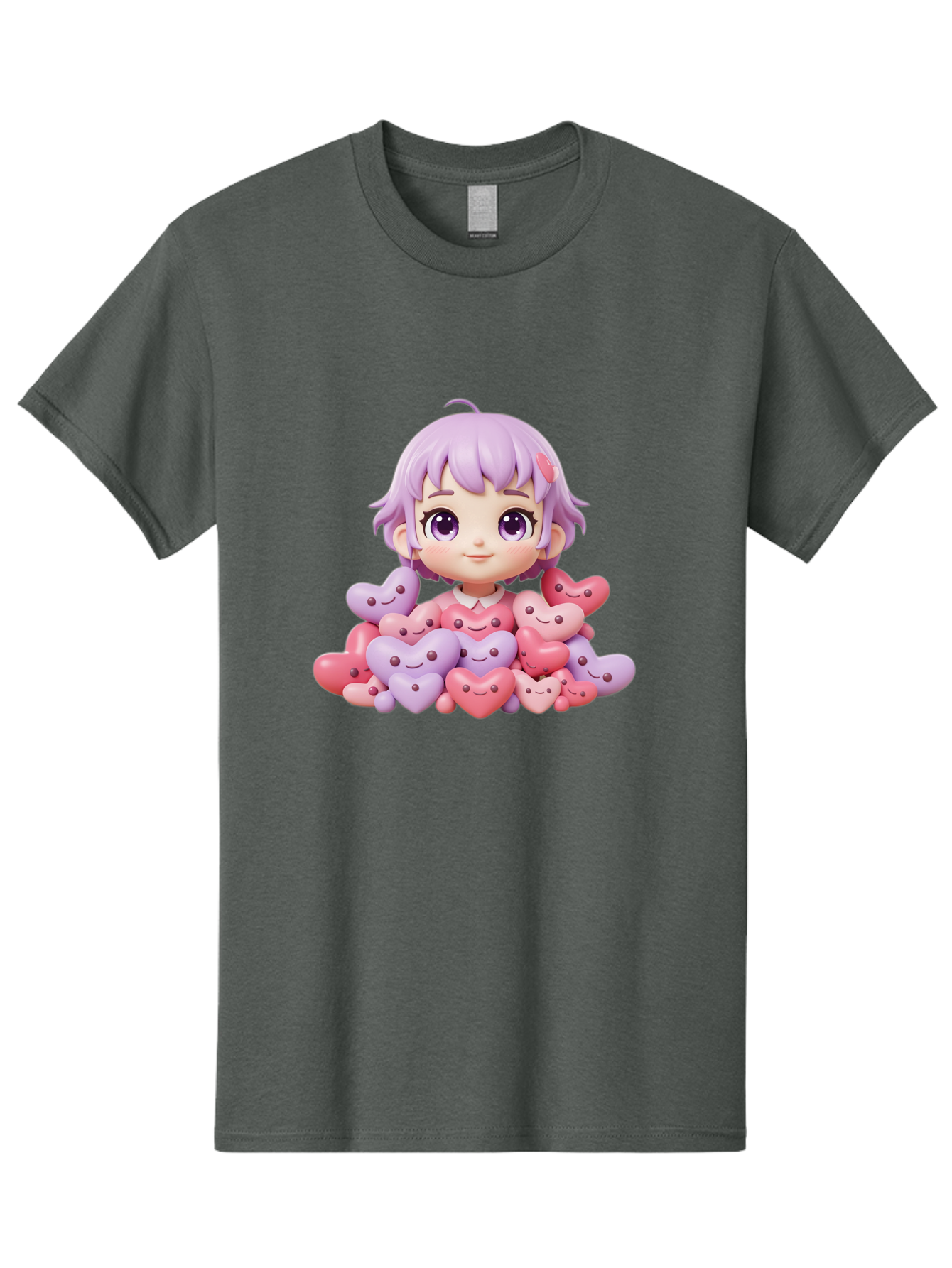 Chibi-Girl-With-Hearts Men'S Graphic Tee, 100% Cotton, Comfortable Casual Summer Wear, Machine Washable, Vintage Camera, Old Camera, Antique Camera, Black Camera, Classic Photography, Photography Equipment, Nostalgic Device, Film Camera, Bak241
