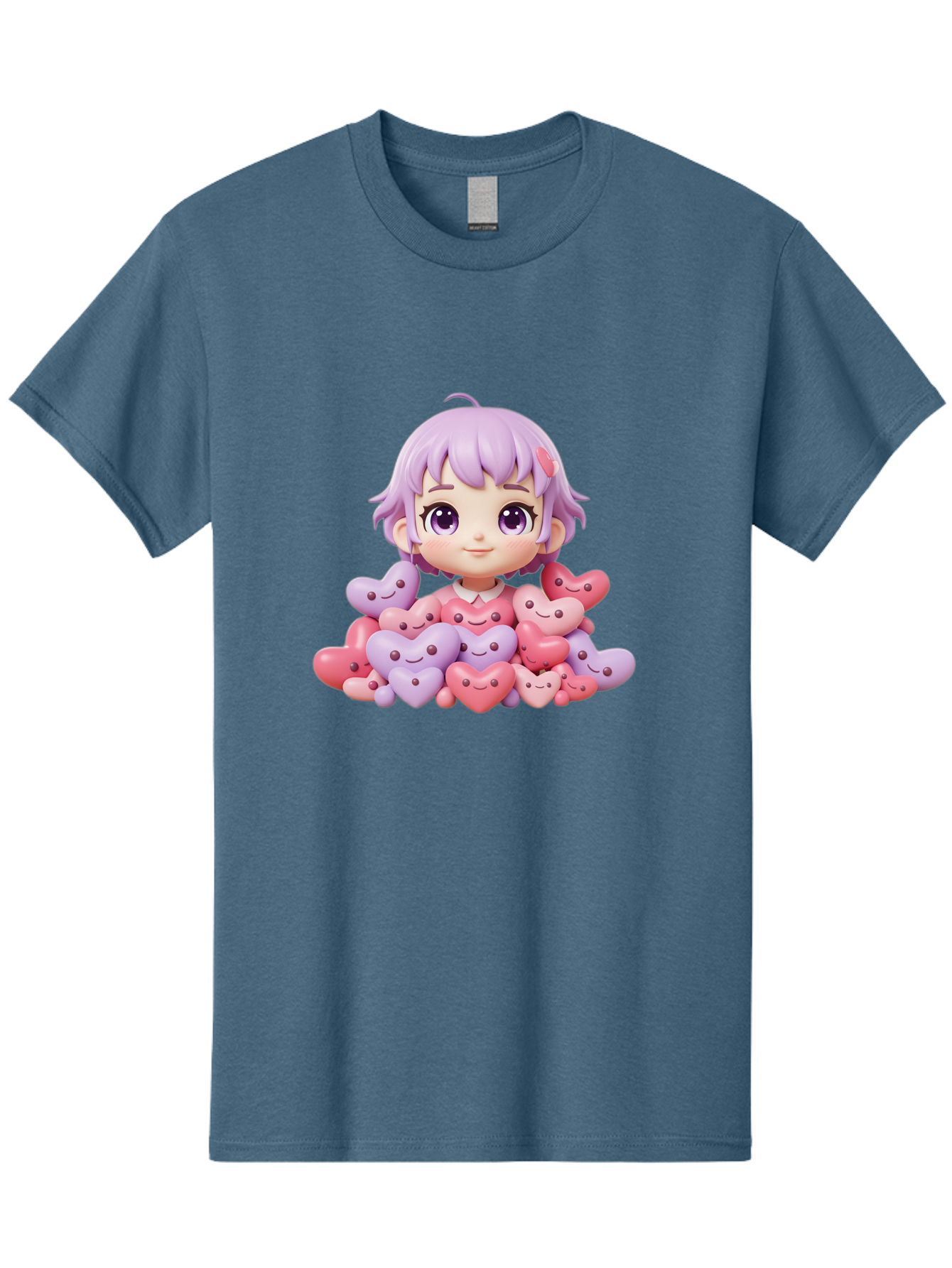 Chibi-Girl-With-Hearts Men'S Graphic Tee, 100% Cotton, Comfortable Casual Summer Wear, Machine Washable, Vintage Camera, Old Camera, Antique Camera, Black Camera, Classic Photography, Photography Equipment, Nostalgic Device, Film Camera, Bak241