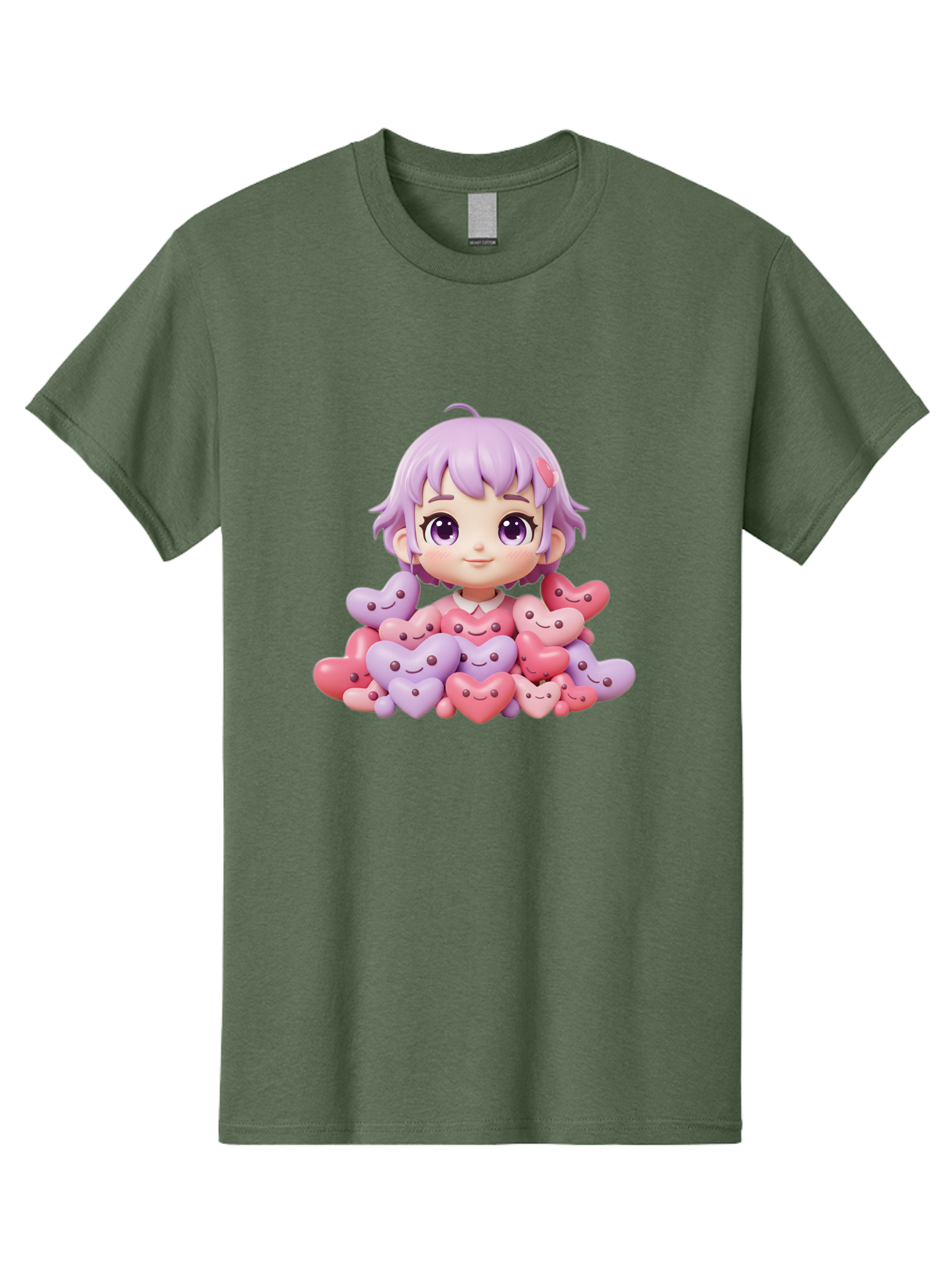 Chibi-Girl-With-Hearts Men'S Graphic Tee, 100% Cotton, Comfortable Casual Summer Wear, Machine Washable, Vintage Camera, Old Camera, Antique Camera, Black Camera, Classic Photography, Photography Equipment, Nostalgic Device, Film Camera, Bak241