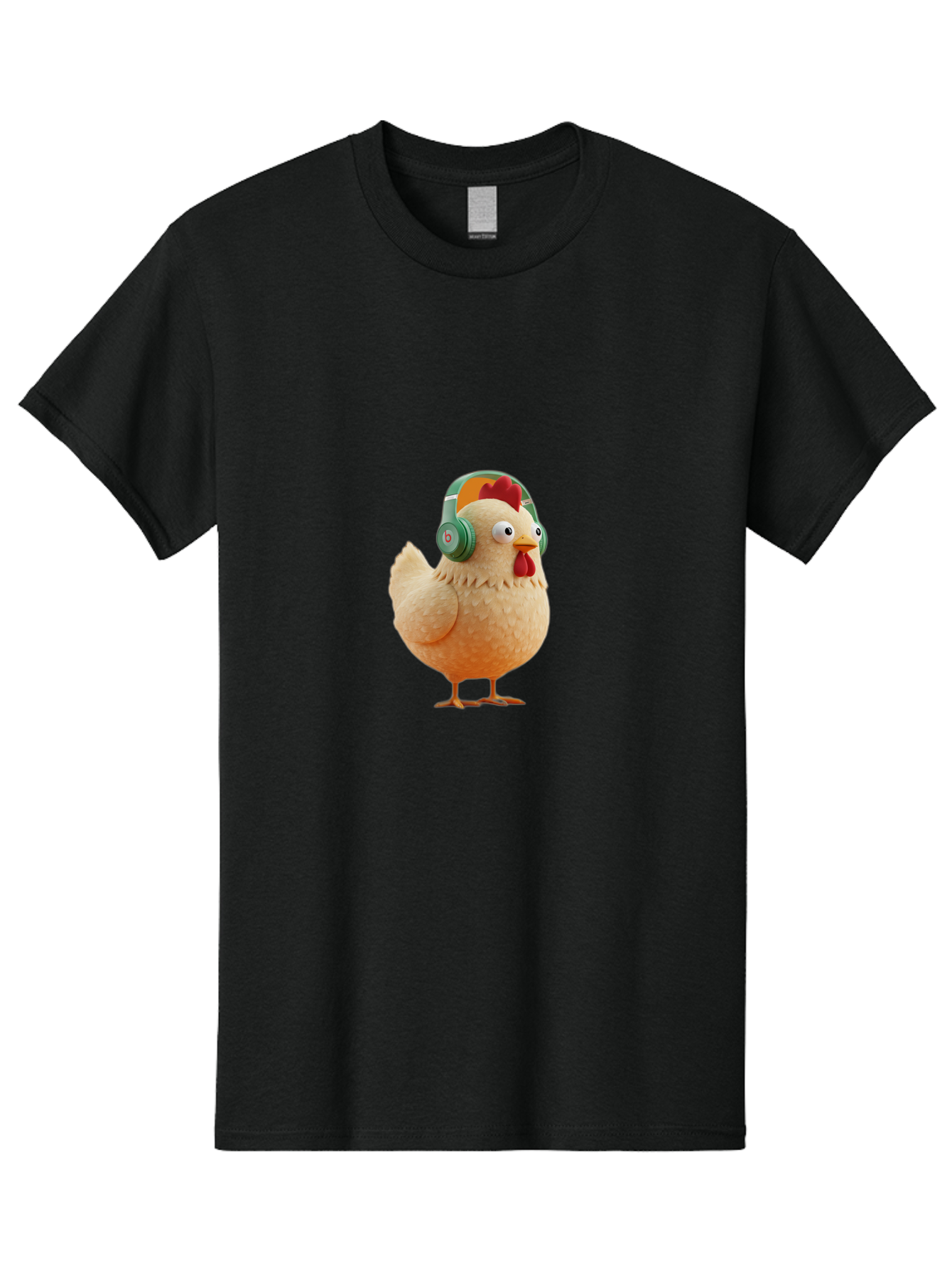 Chicken-Headphones Men'S Graphic Tee, 100% Cotton, Comfortable Casual Summer Wear, Machine Washable, Vintage Camera, Old Camera, Antique Camera, Black Camera, Classic Photography, Photography Equipment, Nostalgic Device, Film Camera, Bak242
