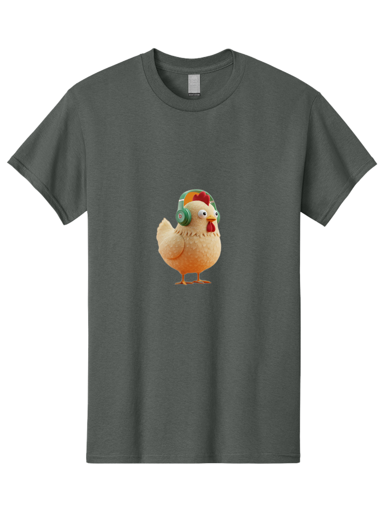Chicken-Headphones Men'S Graphic Tee, 100% Cotton, Comfortable Casual Summer Wear, Machine Washable, Vintage Camera, Old Camera, Antique Camera, Black Camera, Classic Photography, Photography Equipment, Nostalgic Device, Film Camera, Bak242