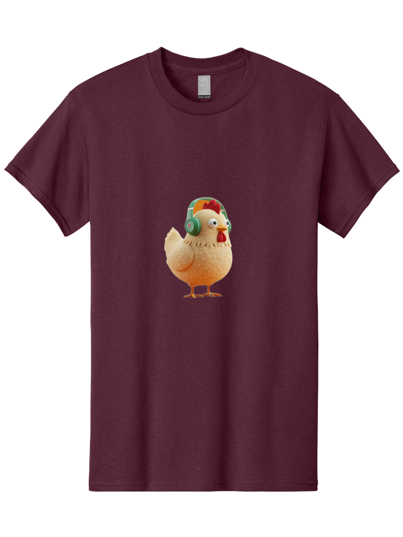 Chicken-Headphones Men'S Graphic Tee, 100% Cotton, Comfortable Casual Summer Wear, Machine Washable, Vintage Camera, Old Camera, Antique Camera, Black Camera, Classic Photography, Photography Equipment, Nostalgic Device, Film Camera, Bak242
