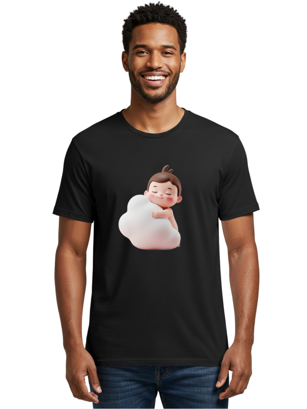 Child-Hugging-Cloud Men'S Graphic Tee, 100% Cotton, Comfortable Casual Summer Wear, Machine Washable, Vintage Camera, Old Camera, Antique Camera, Black Camera, Classic Photography, Photography Equipment, Nostalgic Device, Film Camera, Bak244