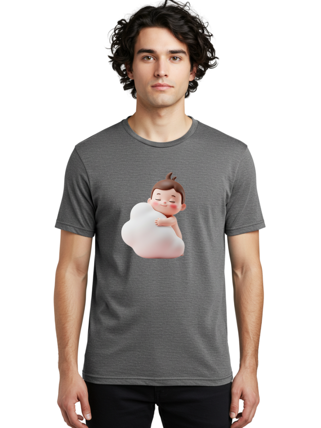 Child-Hugging-Cloud Men'S Graphic Tee, 100% Cotton, Comfortable Casual Summer Wear, Machine Washable, Vintage Camera, Old Camera, Antique Camera, Black Camera, Classic Photography, Photography Equipment, Nostalgic Device, Film Camera, Bak244