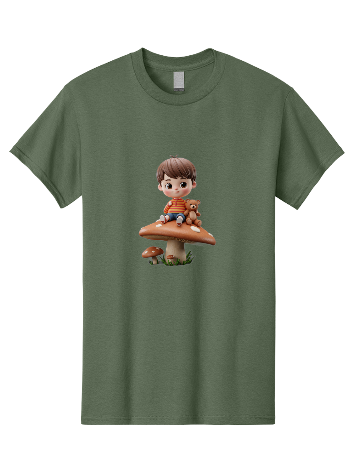 Child-Sitting-On-Mushroom Men'S Graphic Tee, 100% Cotton, Comfortable Casual Summer Wear, Machine Washable, Vintage Camera, Old Camera, Antique Camera, Black Camera, Classic Photography, Photography Equipment, Nostalgic Device, Film Camera, Bak245