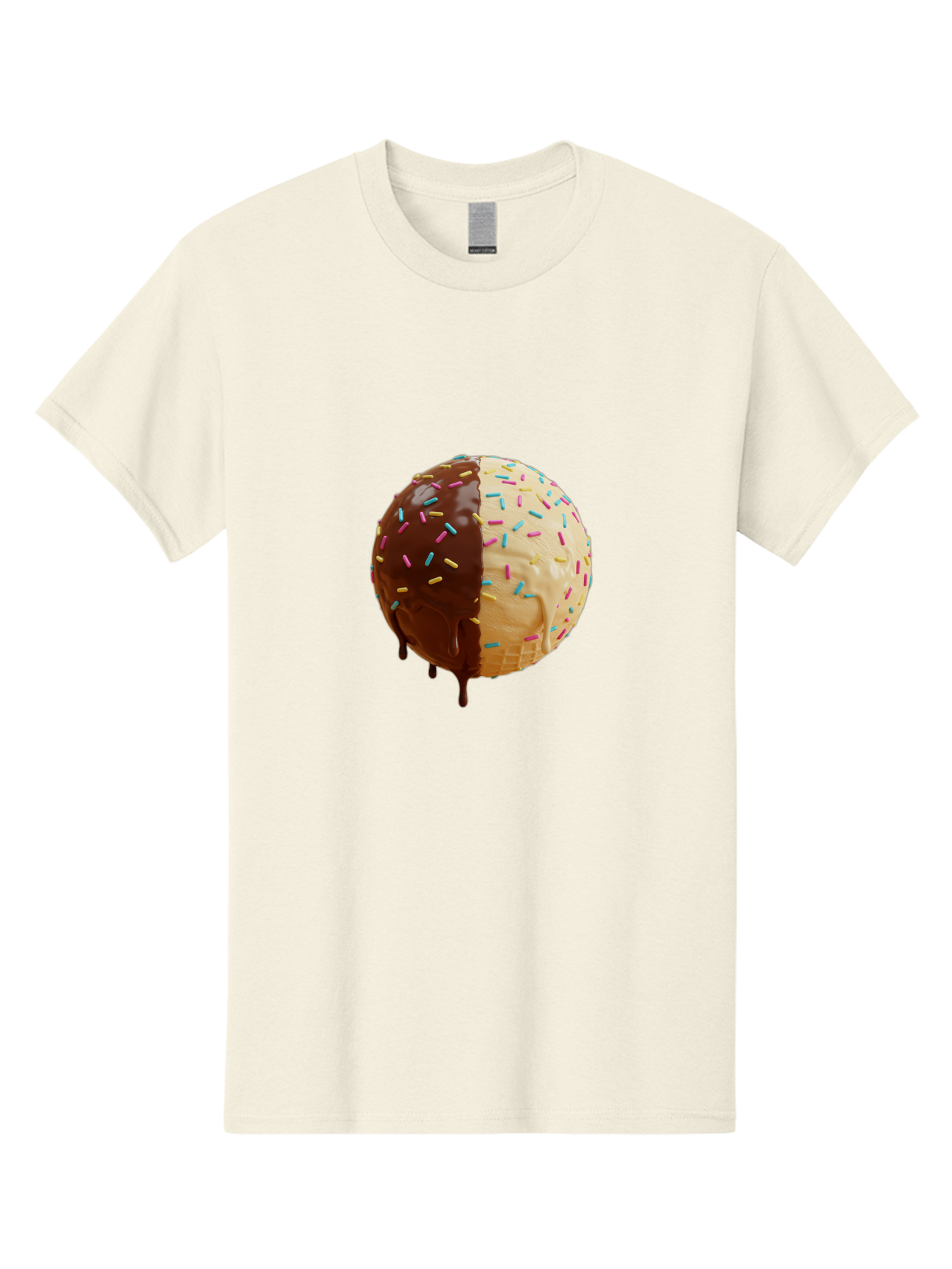 Chocolate-And-Vanilla-Ice-Cream Men'S Graphic Tee, 100% Cotton, Comfortable Casual Summer Wear, Machine Washable, Vintage Camera, Old Camera, Antique Camera, Black Camera, Classic Photography, Photography Equipment, Nostalgic Device, Bak246