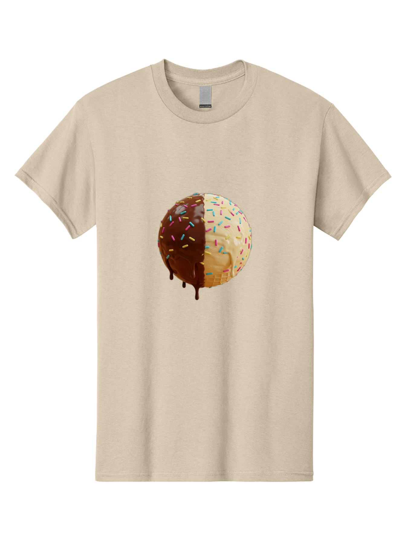 Chocolate-And-Vanilla-Ice-Cream Men'S Graphic Tee, 100% Cotton, Comfortable Casual Summer Wear, Machine Washable, Vintage Camera, Old Camera, Antique Camera, Black Camera, Classic Photography, Photography Equipment, Nostalgic Device, Bak246