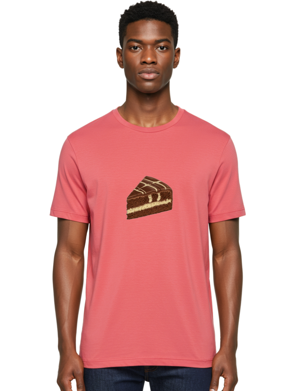 Chocolate-Cake-2 Men'S Graphic Tee, 100% Cotton, Comfortable Casual Summer Wear, Machine Washable, Vintage Camera, Old Camera, Antique Camera, Black Camera, Classic Photography, Photography Equipment, Nostalgic Device, Film Camera, Camera Art Bak249