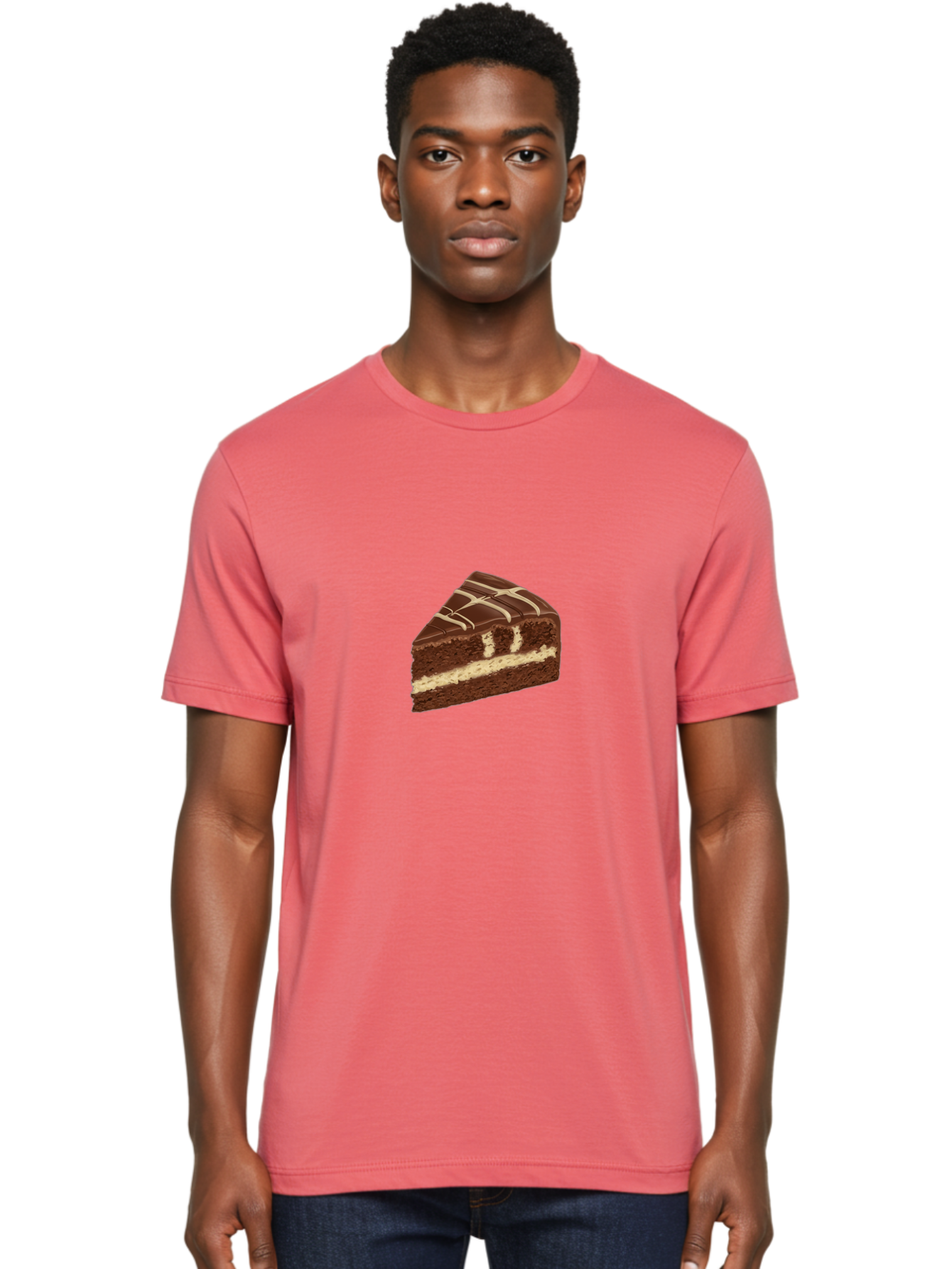 Chocolate-Cake-2 Men'S Graphic Tee, 100% Cotton, Comfortable Casual Summer Wear, Machine Washable, Vintage Camera, Old Camera, Antique Camera, Black Camera, Classic Photography, Photography Equipment, Nostalgic Device, Film Camera, Camera Art Bak249