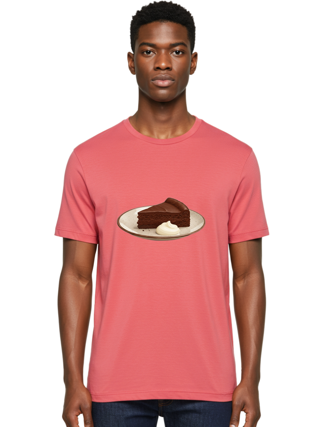 Chocolate-Cake-3 Men'S Graphic Tee, 100% Cotton, Comfortable Casual Summer Wear, Machine Washable, Vintage Camera, Old Camera, Antique Camera, Black Camera, Classic Photography, Photography Equipment, Nostalgic Device, Film Camera, Camera Art Bak250