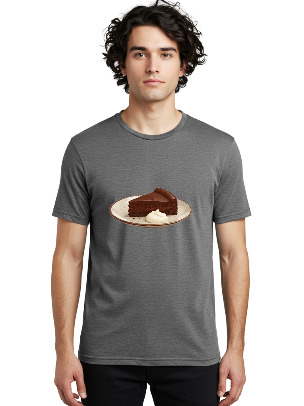 Chocolate-Cake-3 Men'S Graphic Tee, 100% Cotton, Comfortable Casual Summer Wear, Machine Washable, Vintage Camera, Old Camera, Antique Camera, Black Camera, Classic Photography, Photography Equipment, Nostalgic Device, Film Camera, Camera Art Bak250