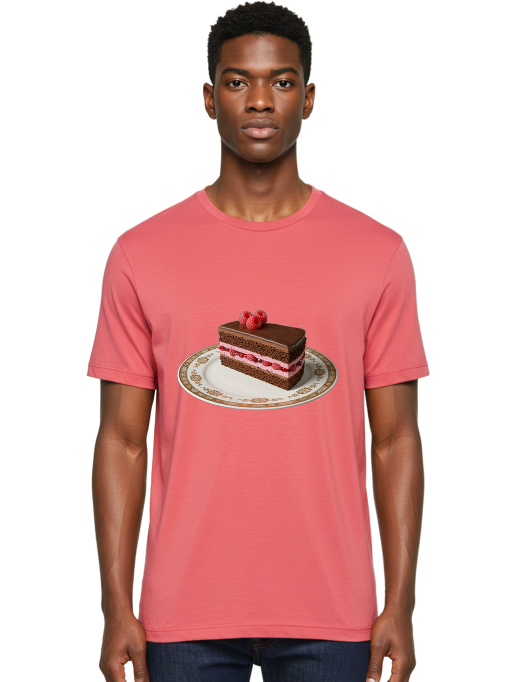 Chocolate-Cake Men'S Graphic Tee, 100% Cotton, Comfortable Casual Summer Wear, Machine Washable, Vintage Camera, Old Camera, Antique Camera, Black Camera, Classic Photography, Photography Equipment, Nostalgic Device, Film Camera, Camera Art Bak253