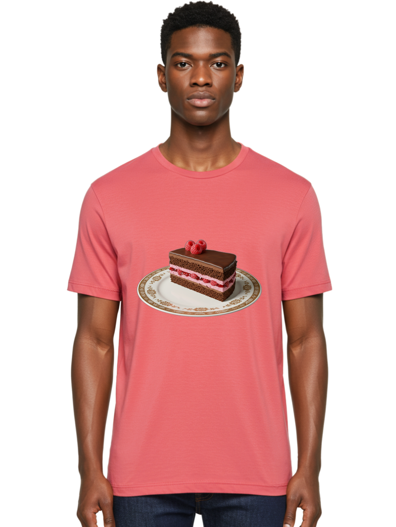 Chocolate-Cake Men'S Graphic Tee, 100% Cotton, Comfortable Casual Summer Wear, Machine Washable, Vintage Camera, Old Camera, Antique Camera, Black Camera, Classic Photography, Photography Equipment, Nostalgic Device, Film Camera, Camera Art Bak253