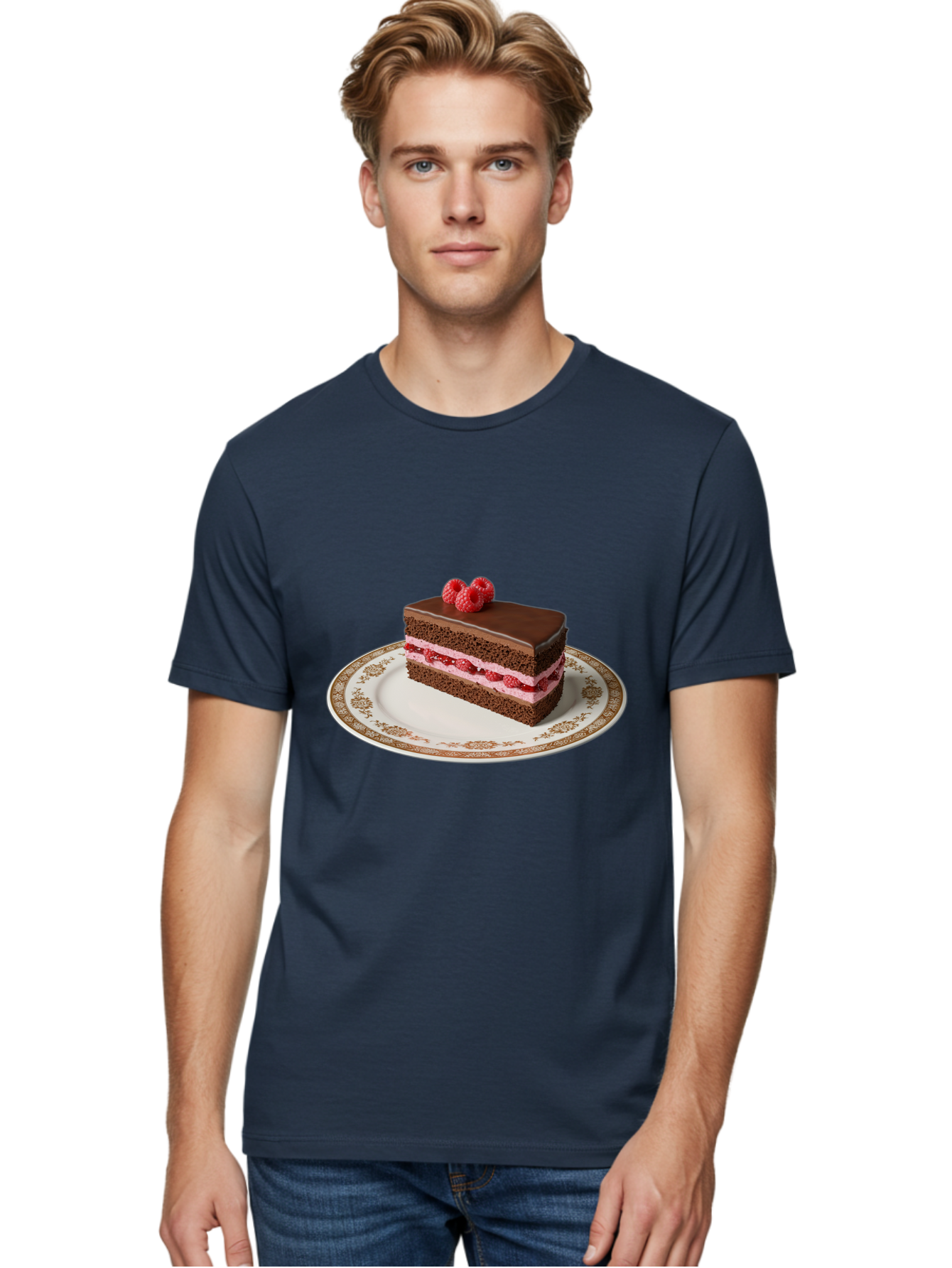 Chocolate-Cake Men'S Graphic Tee, 100% Cotton, Comfortable Casual Summer Wear, Machine Washable, Vintage Camera, Old Camera, Antique Camera, Black Camera, Classic Photography, Photography Equipment, Nostalgic Device, Film Camera, Camera Art Bak253