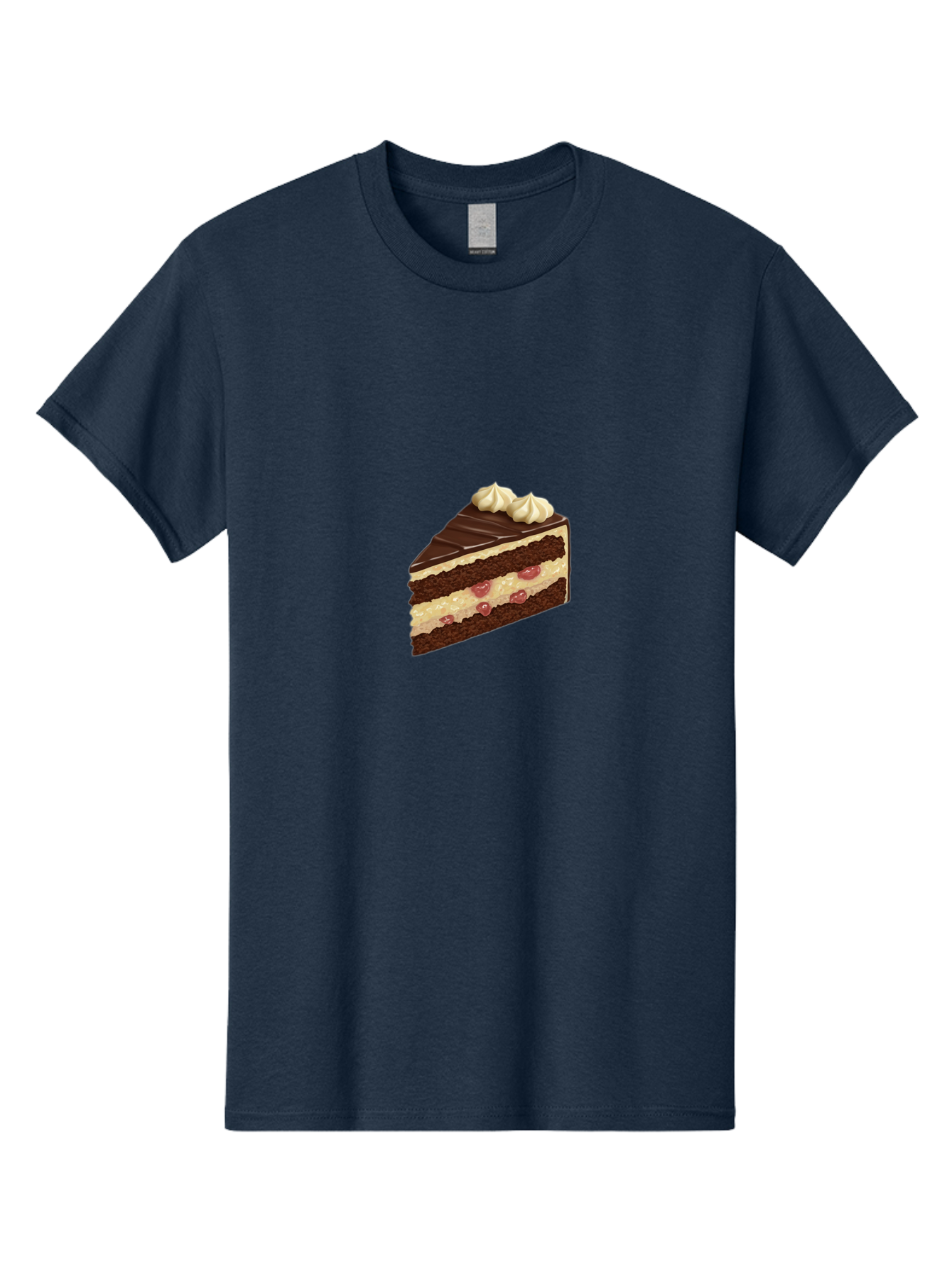 Chocolate-Layer-Cake-2 Men'S Graphic Tee, 100% Cotton, Comfortable Casual Summer Wear, Machine Washable, Vintage Camera, Old Camera, Antique Camera, Black Camera, Classic Photography, Photography Equipment, Nostalgic Device, Film Camera, Bak257