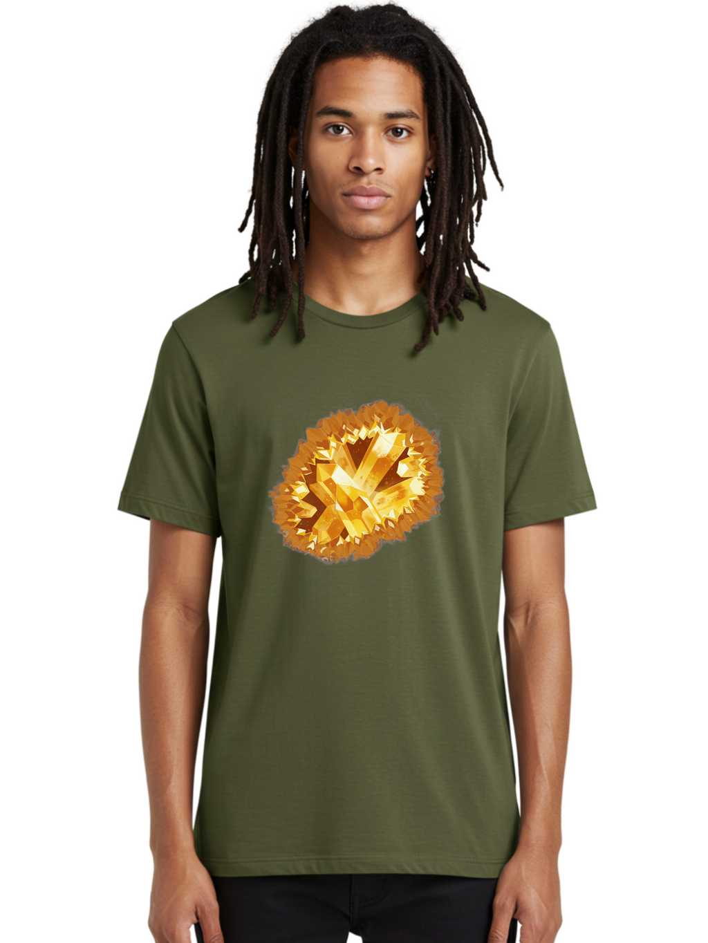 Citrine-Cluster Men'S Graphic Tee, 100% Cotton, Comfortable Casual Summer Wear, Machine Washable, Vintage Camera, Old Camera, Antique Camera, Black Camera, Classic Photography, Photography Equipment, Nostalgic Device, Film Camera, Camera Art Bak260